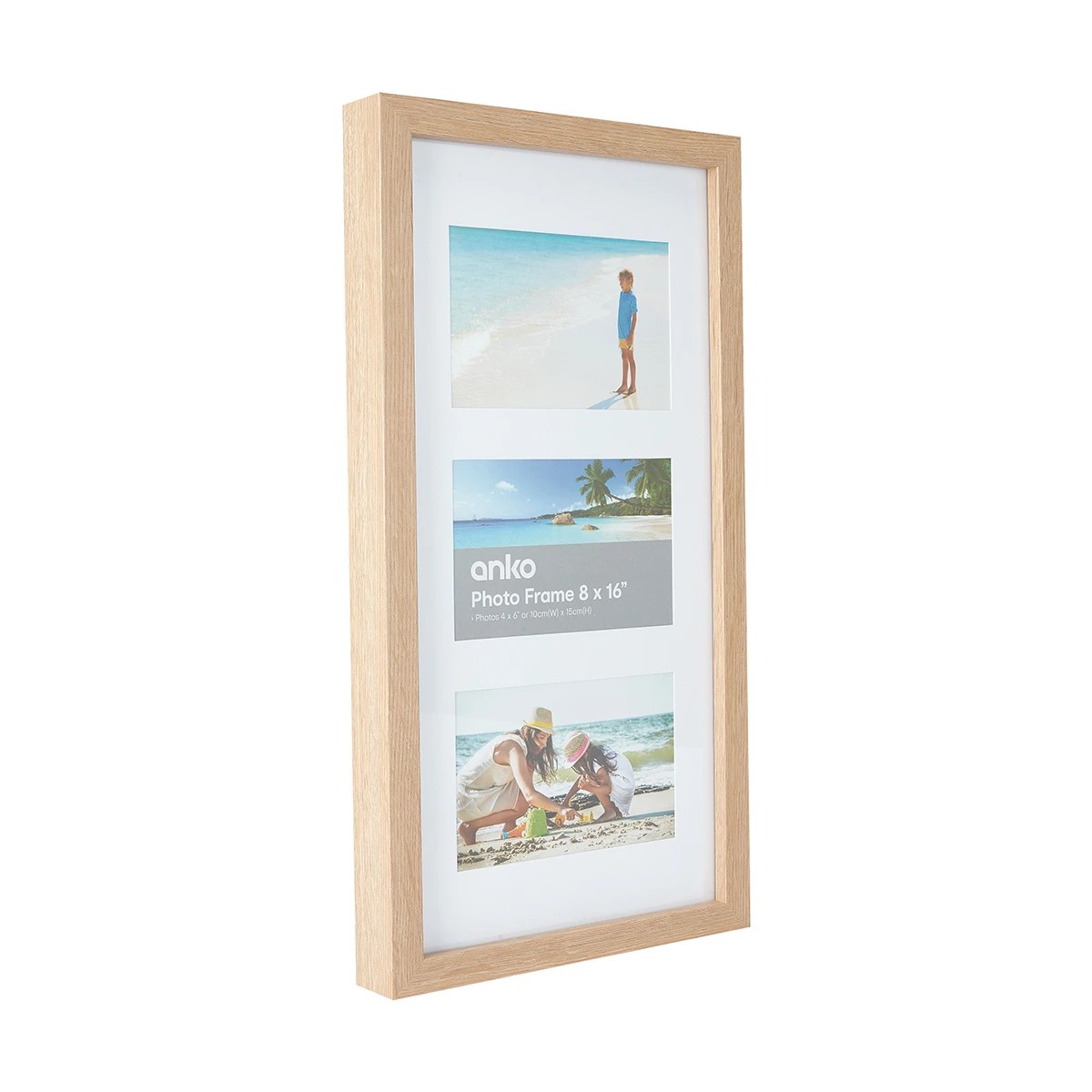 3 Eden Collage Frame 8in. x 16in. - Oak Look, 3 of 6