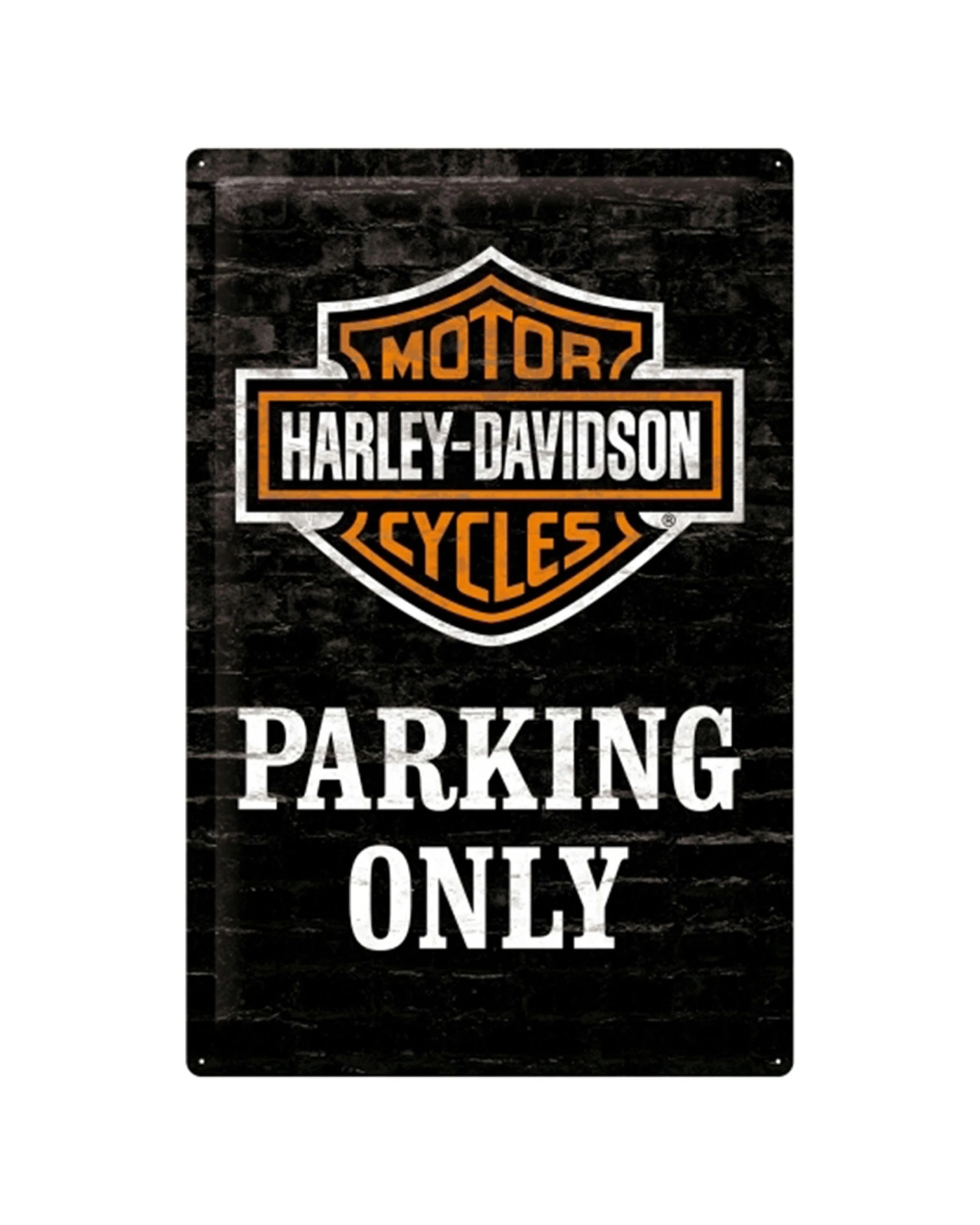 Plaque Métal émaillée Harley-Davidson 10x14 Cm – Nostalgic-Art Déco Murale Vintage