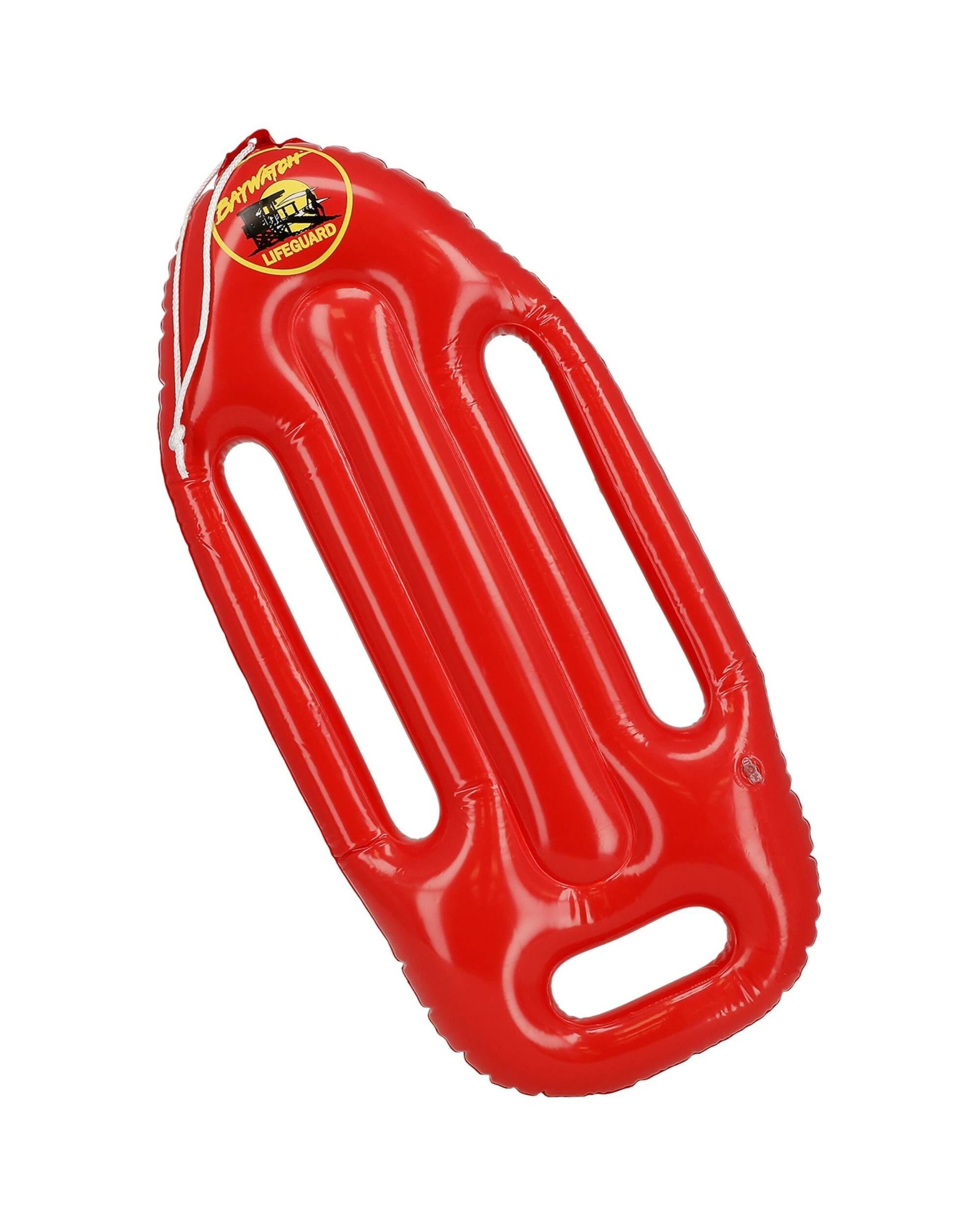 1 Smiffys Baywatch Inflatable Life Saver Prop Float - One Size - Red, 1 of 5