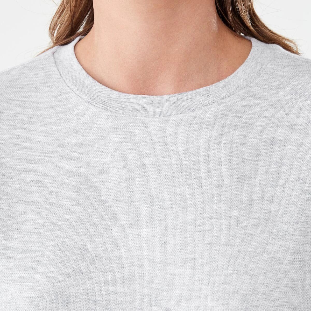 5 Long Sleeve Pique Top Slvr Marle, 5 of 6