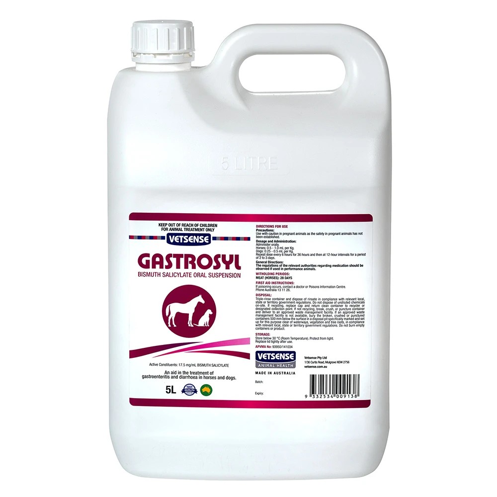 1 Vetsense Gastrosyl For Dogs & Horses  5 Litre, 1 of 1
