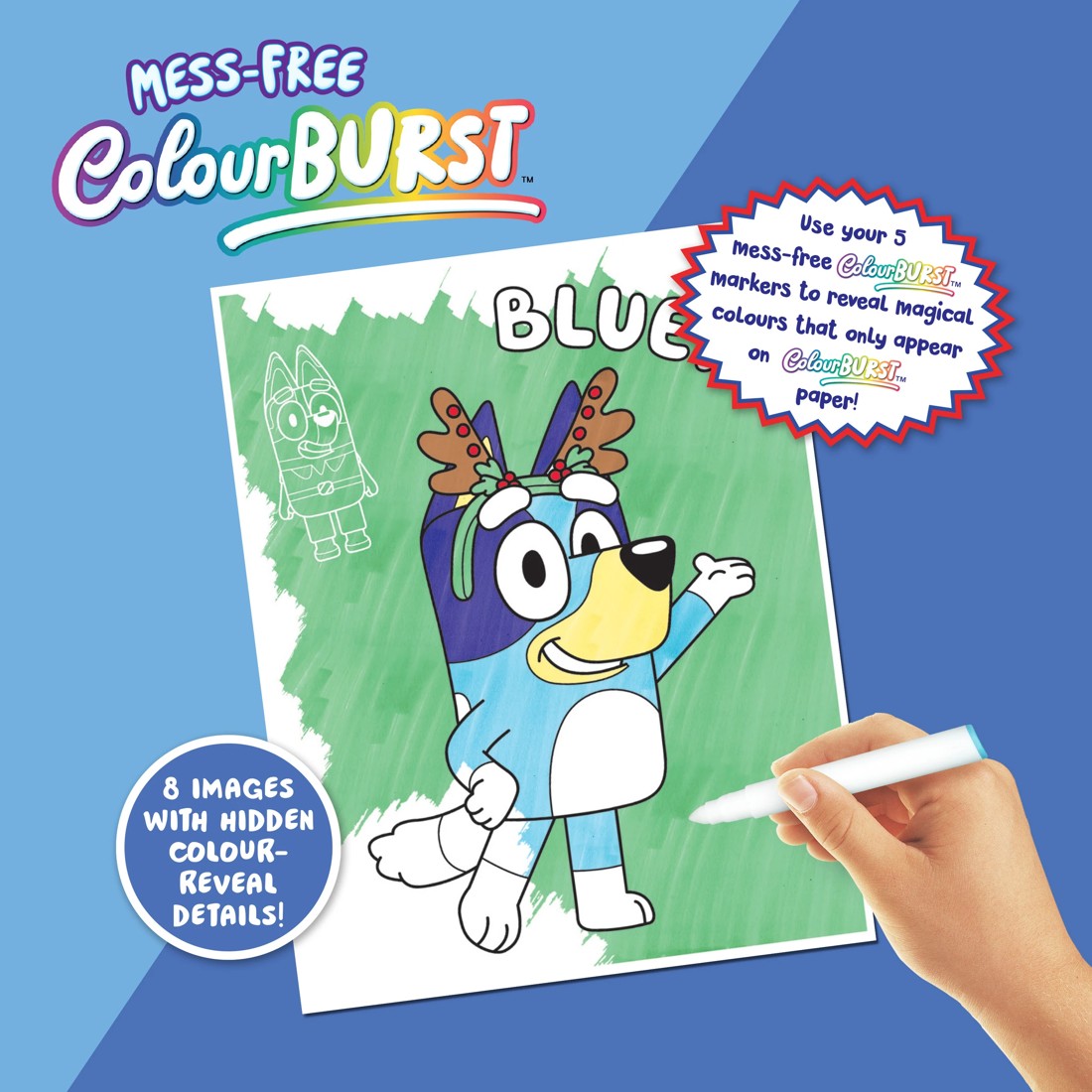 6 INKredibles Mess-Free ColourBurst Bluey Christmas Fun! - Book, 6 of 6