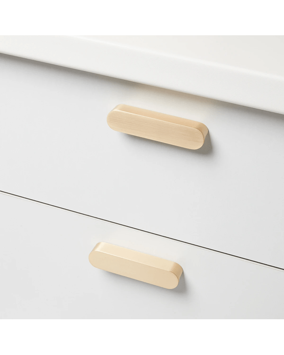 2 Pack Lozenge Handles - Gold Look