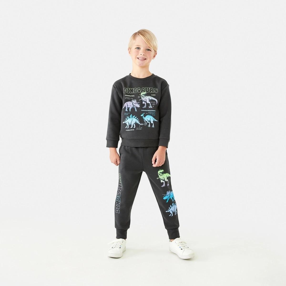 7 Print Trackpants Gry Dino, 7 of 10