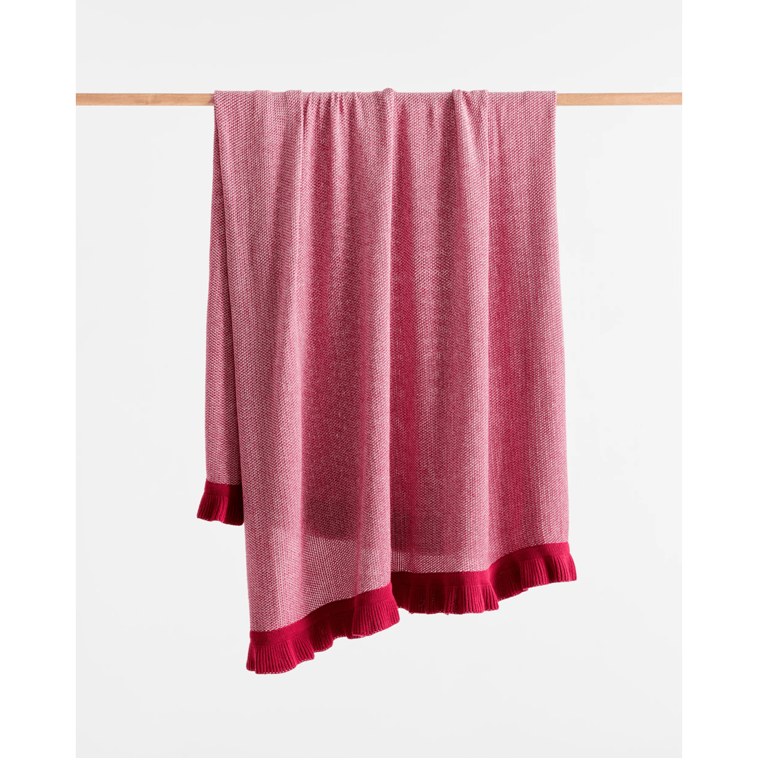 3 Target Kaya Knit Ruffle Throw
 - Queen Bed
 - Pink, 3 of 5