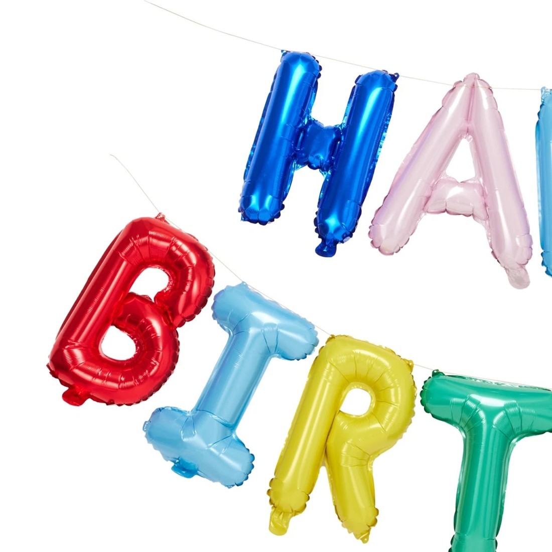 3 Bright Happy Birthday Foil Balloon, 3 of 4