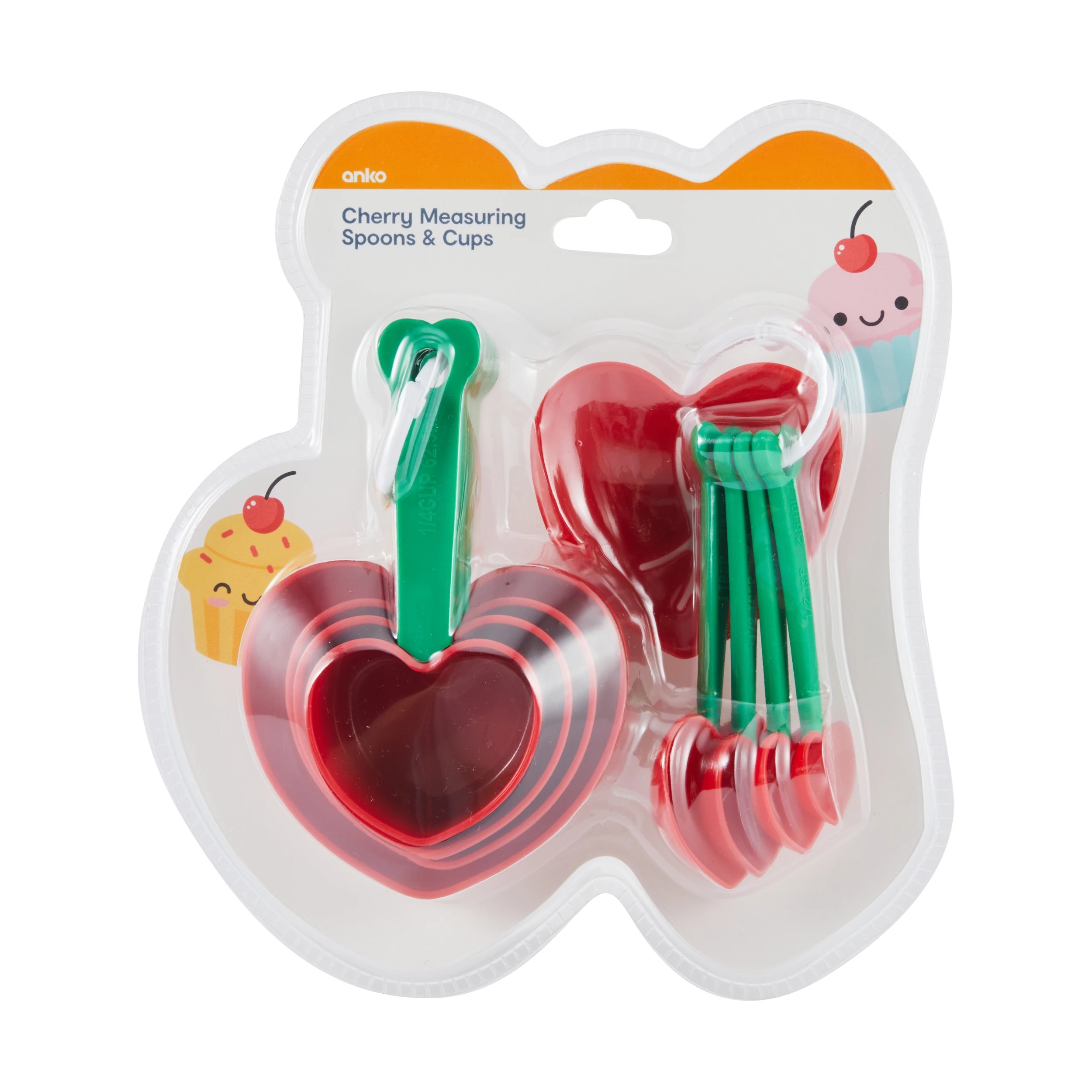 3 Cherry Measuring Spoons and Cups, 3 of 3