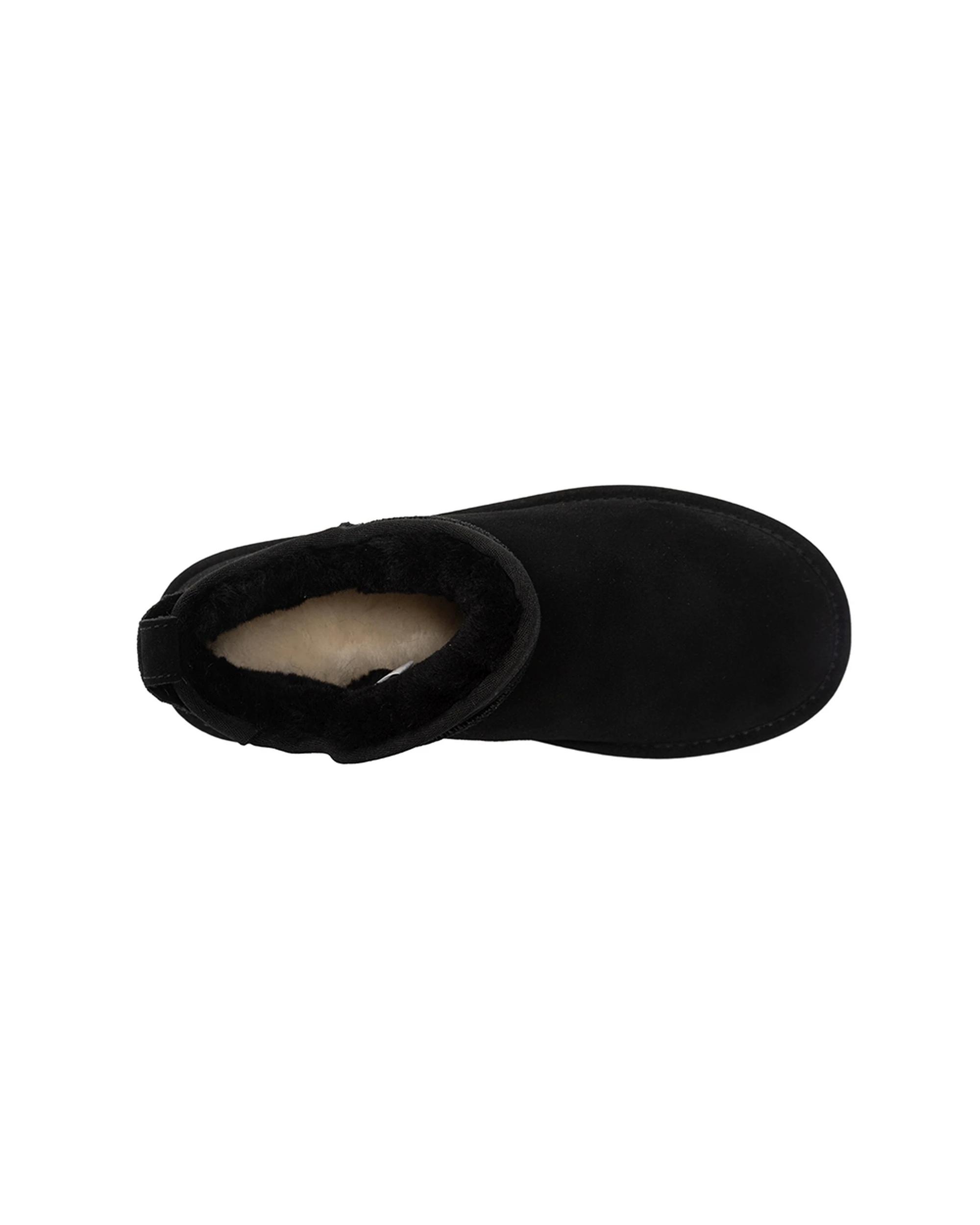 6 AUS WOOLI Airlie Premium Sheepskin Ultra Mini UGG BLACK, 6 of 7