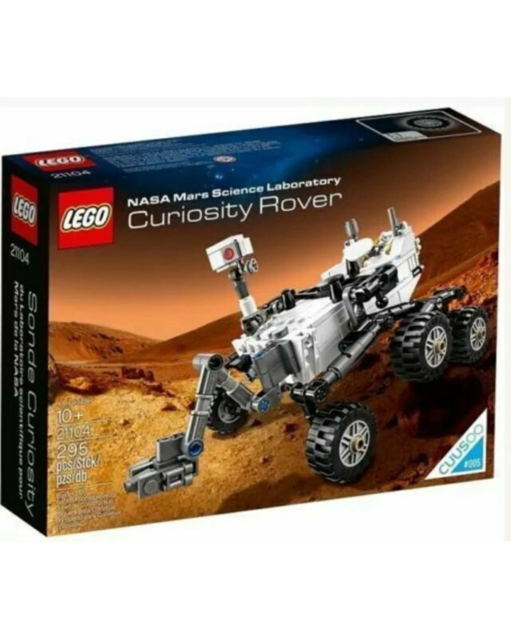 1 LEGO 21104 NASA Curiosity Rover: Build the Mars Science Lab!, 1 of 3