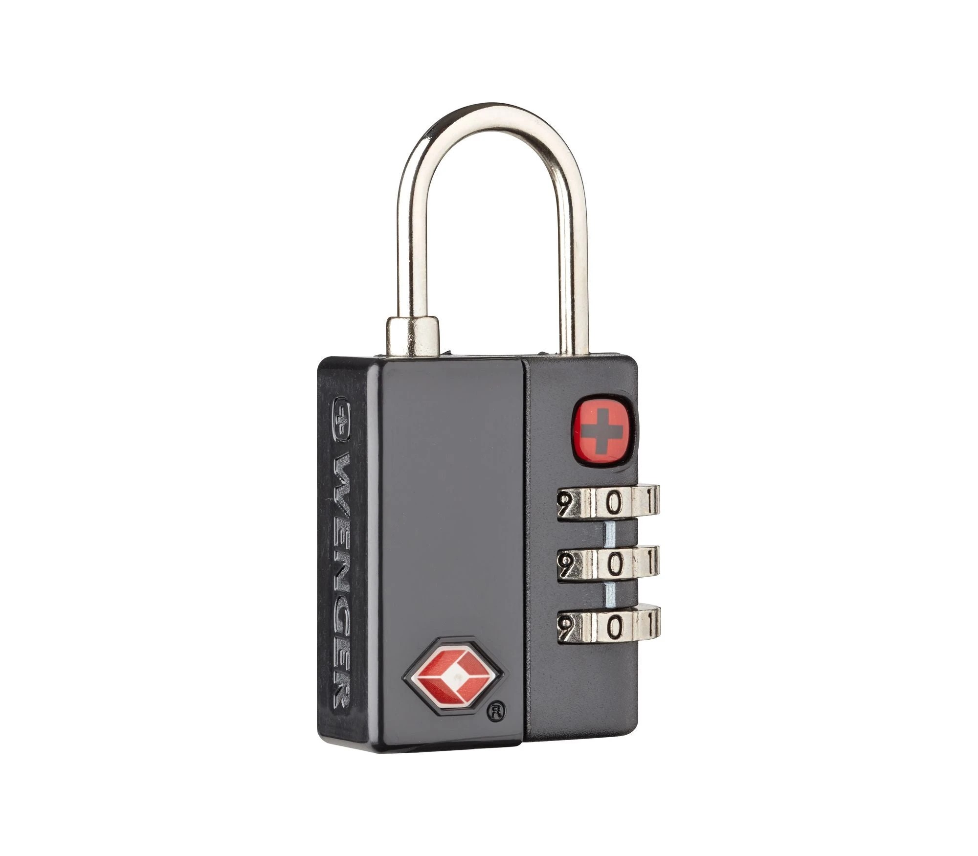 1 Wenger 3-Dial TSA Combination Lock Black 604563 - Black, 1 of 1