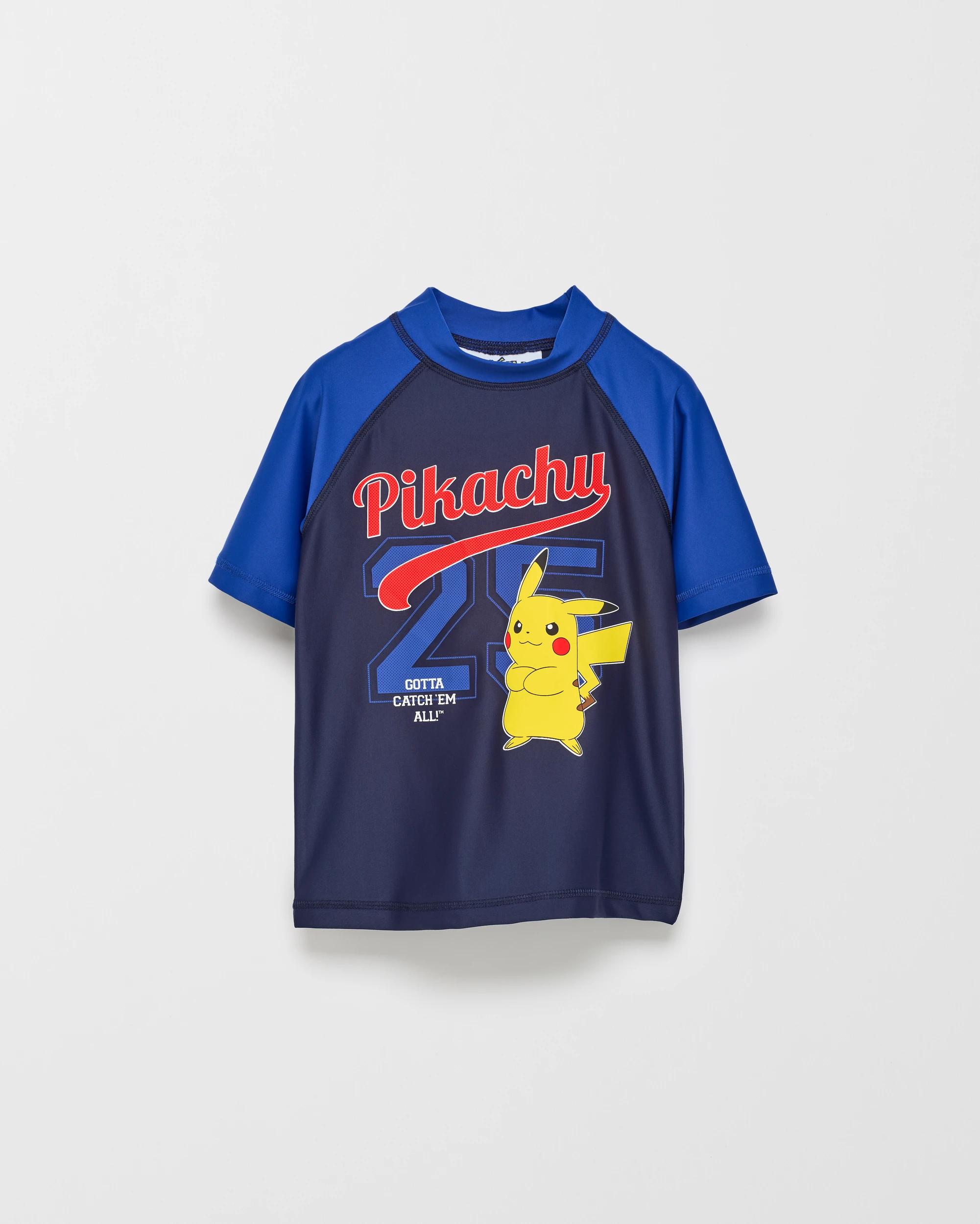 1 Pokemon Swim Rash Vest NAVY, 1 of 2