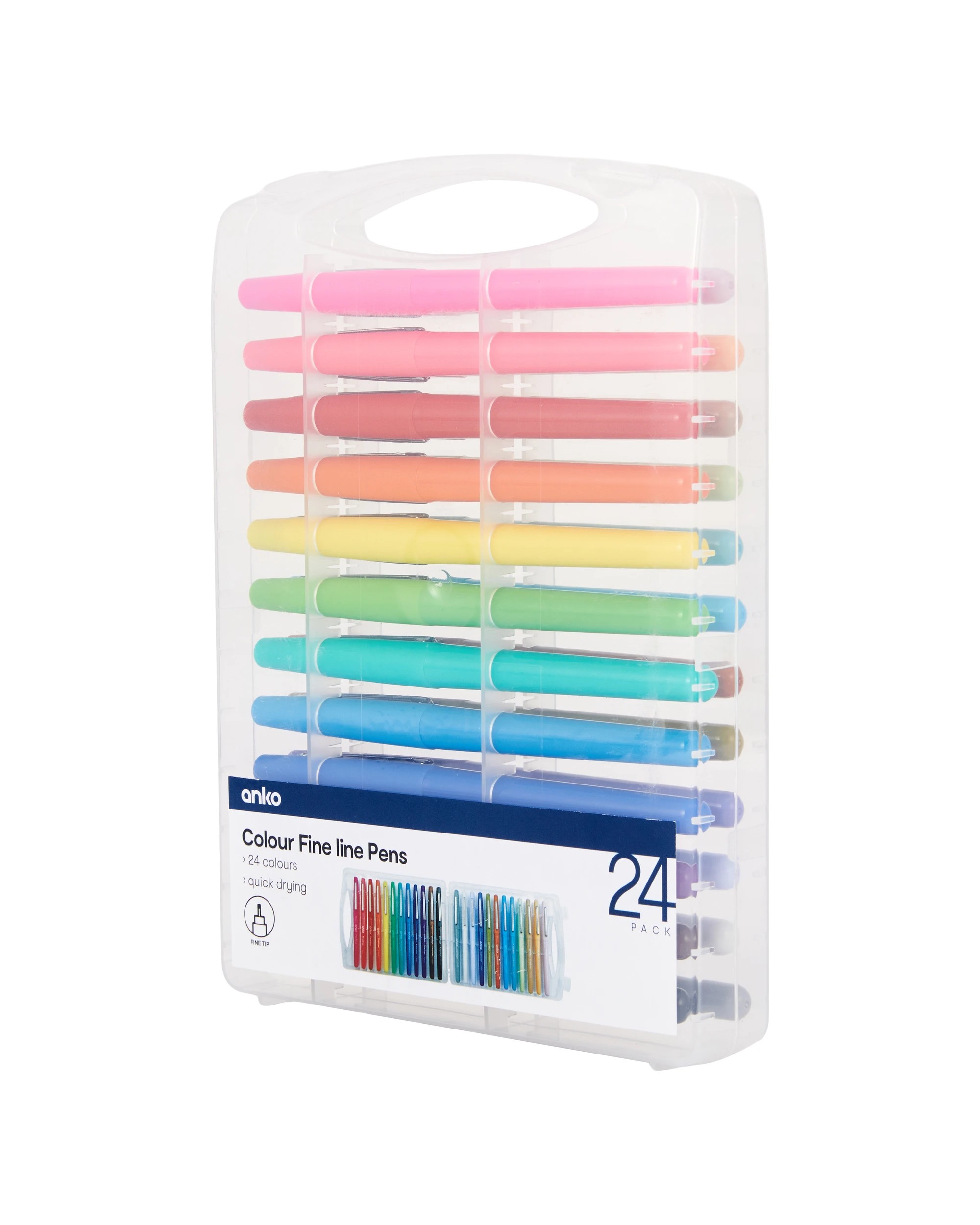 2 24 Pack Colour Fine Line Pens, 2 of 7