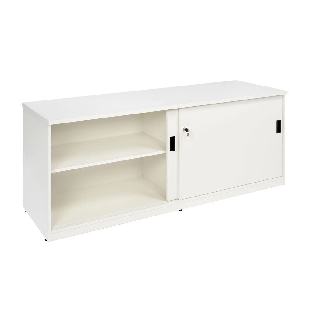 3 Stilford Professional Sliding Door Credenza 1800mm White Cabinets Cupboards, Lockers and Credenzas, 3 of 4