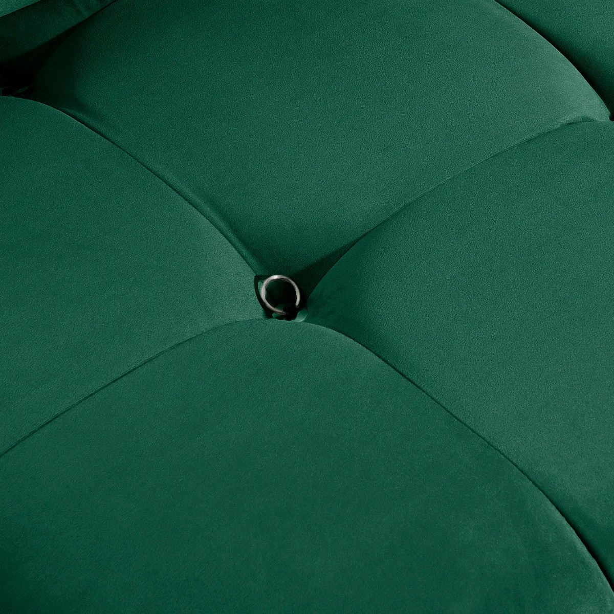 10 Foret 4 Seater Sofa Modular Arm Ottoman Tufted Velvet Lounge Couch Chaise Green, 10 of 10
