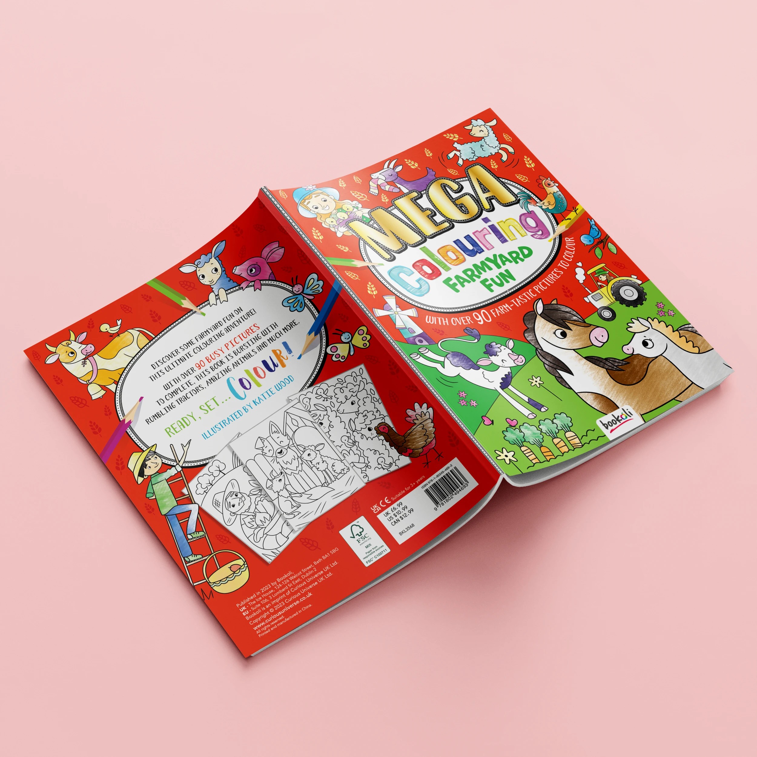 5 Mega Colouring Farmyard Fun Book, 5 of 5