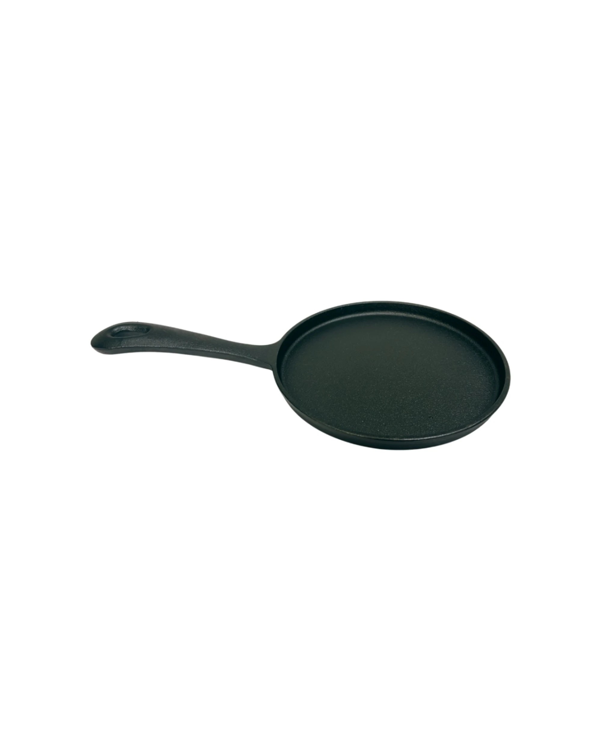 1 Fissman Non-Stick Cast Iron Crepe Pan Durable Easy-Clean With Long Handle 20cm - Black, 1 of 1