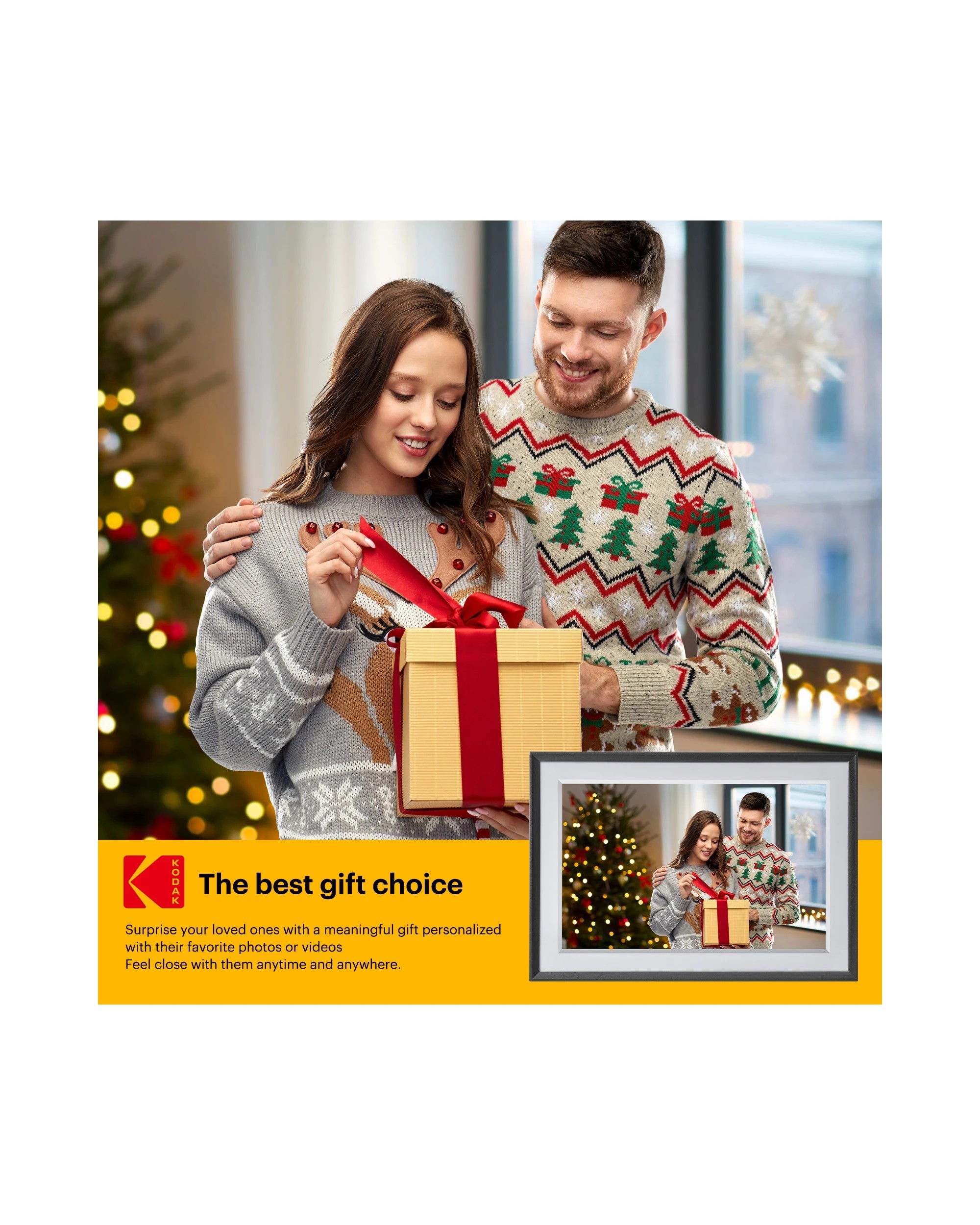 5 Kodak RCF-1018 Bundle 10.1 Inch WiFi Digital Photo Frame 32GB 64GB SD Card, 5 of 9