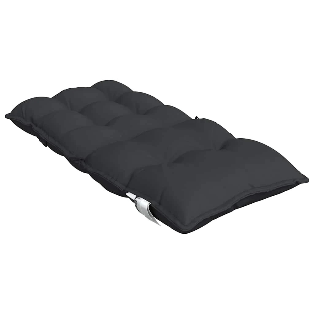 4 vidaXL Lowback Chair Cushions 6 Pcs Oxford Fabric - Black, 4 of 7
