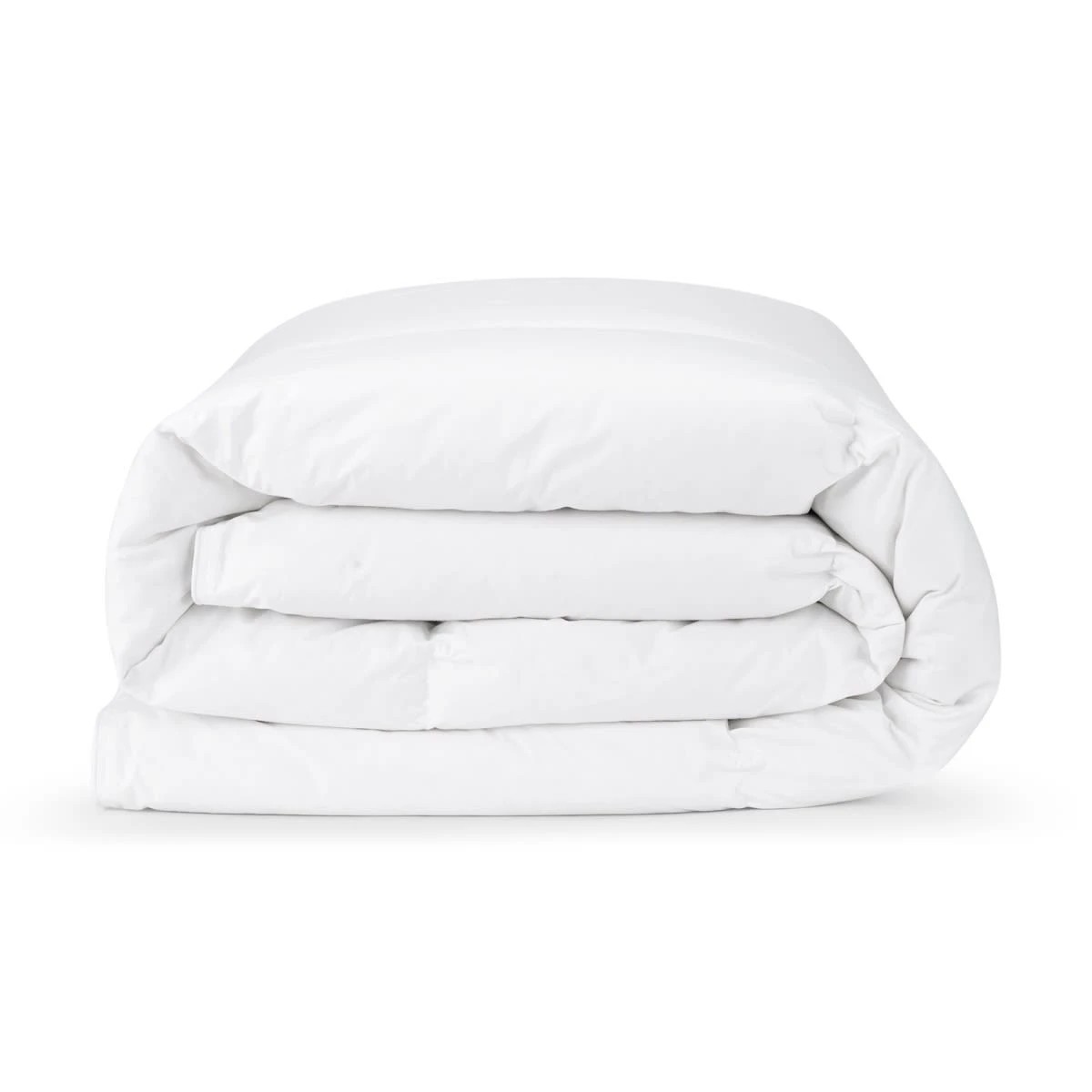 1 Duck Down and Feather Quilt - Queen Bed, White, 1 of 3