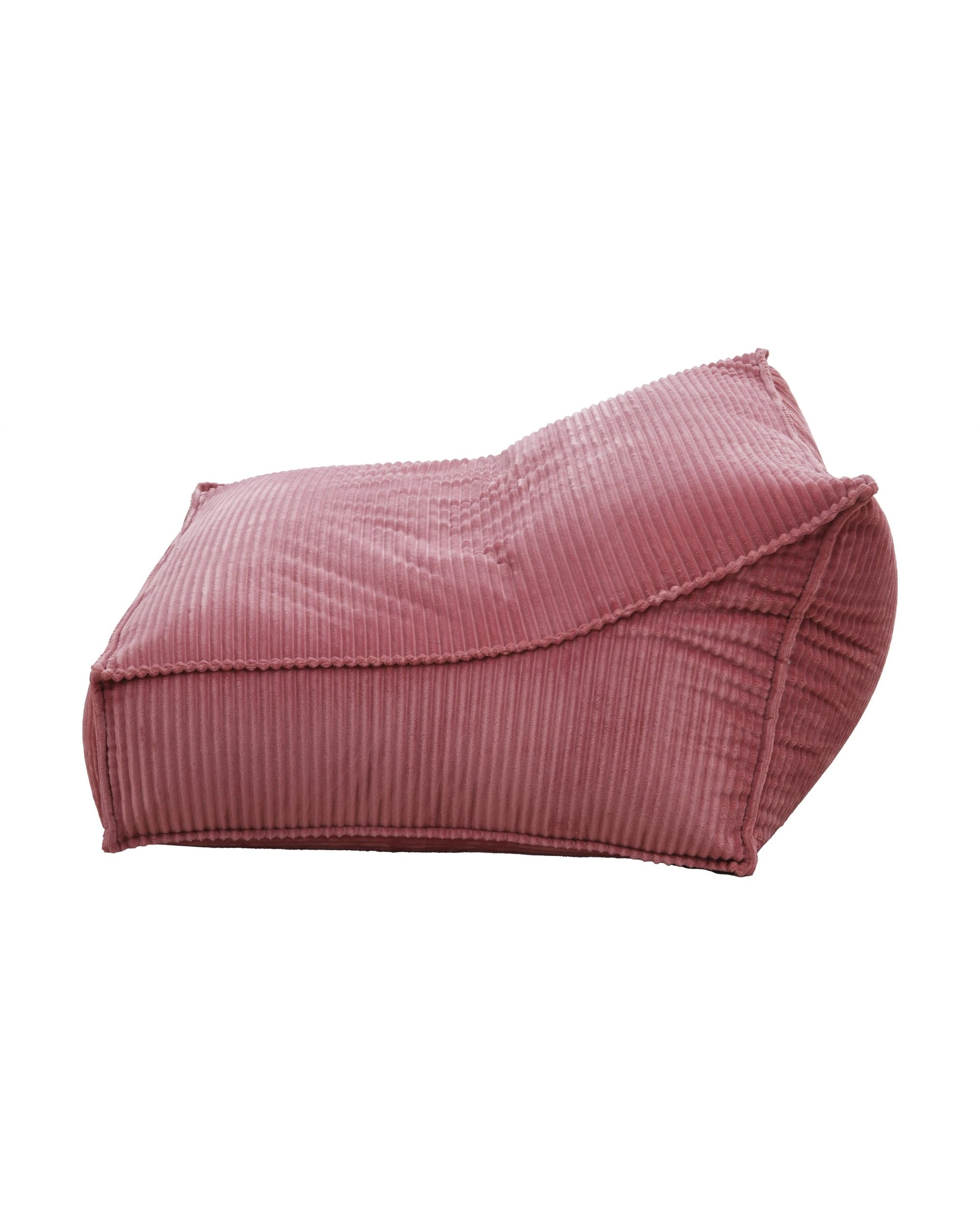 5 Cadence & Co. Wilde Ribbed Luxe Fleece Double Sofa Bean Bag Lounge Cover - Blush, 5 of 9