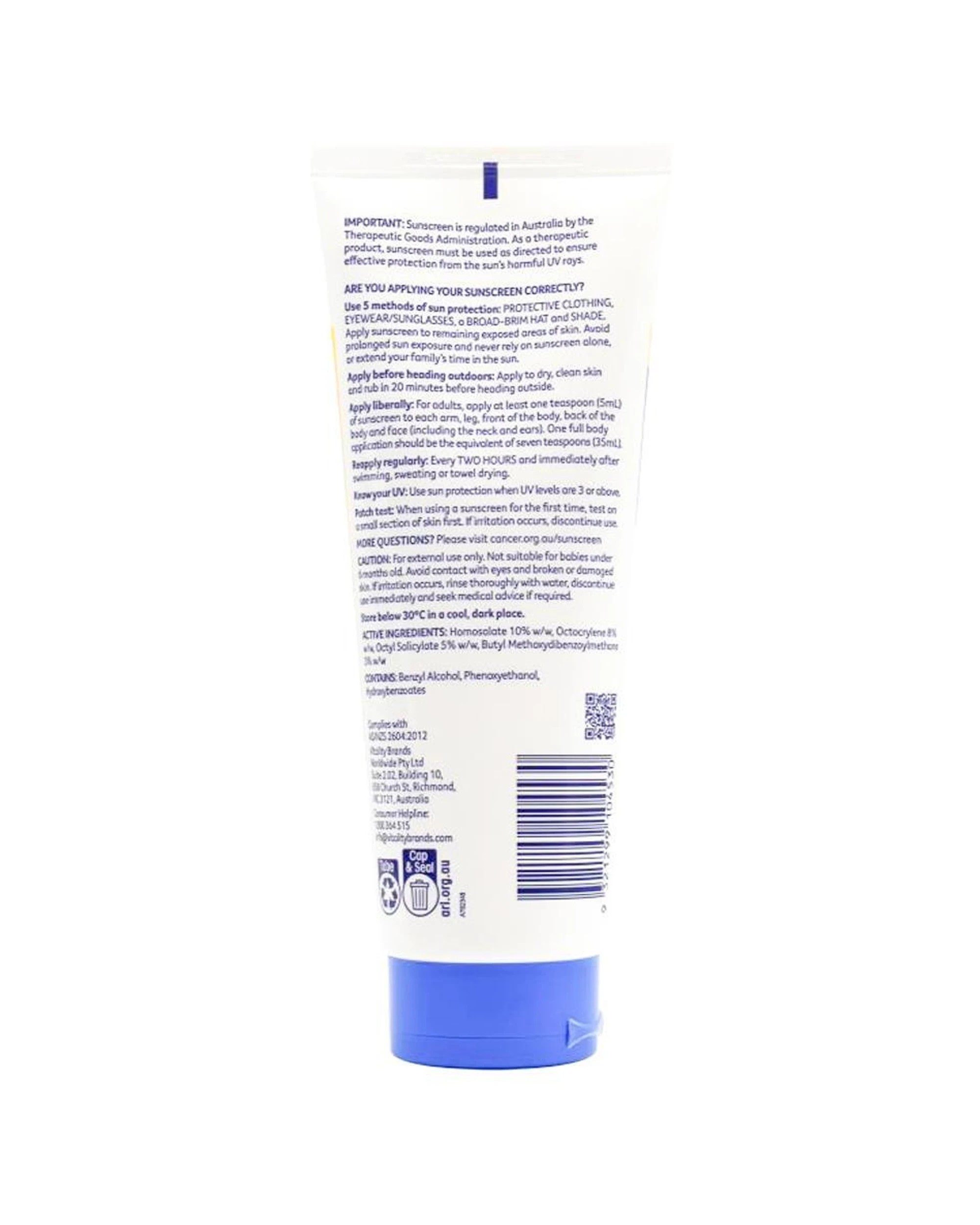 3 Cancer Council 4PK Ultra Sunscreen Body Lotion SPF50 250ml - Multi, 3 of 4