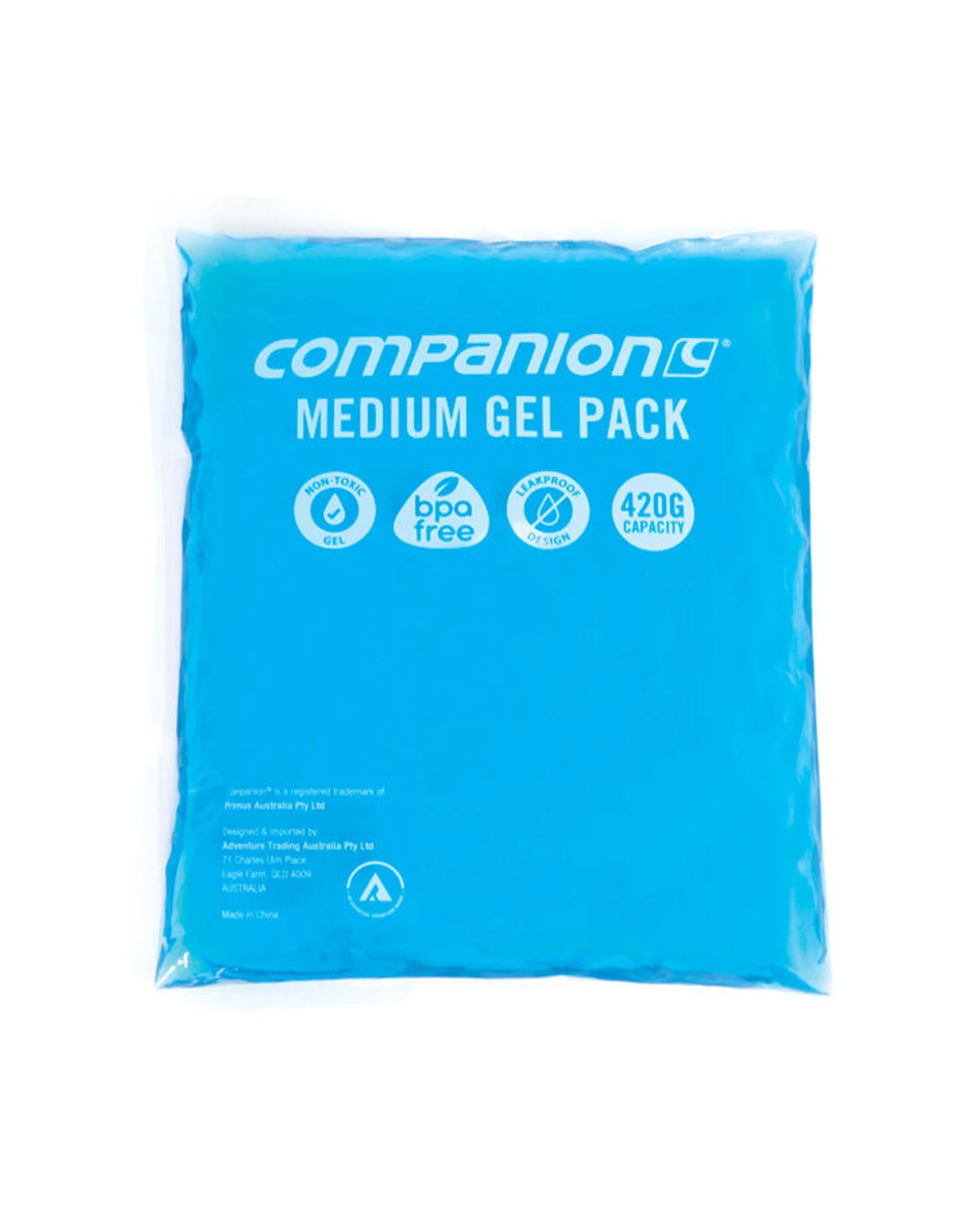 1 Companion 420g Gel Ice Pack Flexible Reusable Medium 41x24cm - Blue, 1 of 1