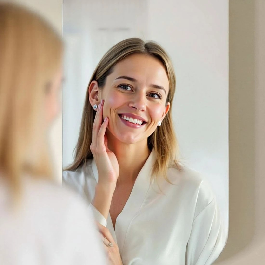 3 Cefito Bathroom Mirror Cabinet Medicine Shaving Arch Wall Hung 450x900mm - White, 3 of 5