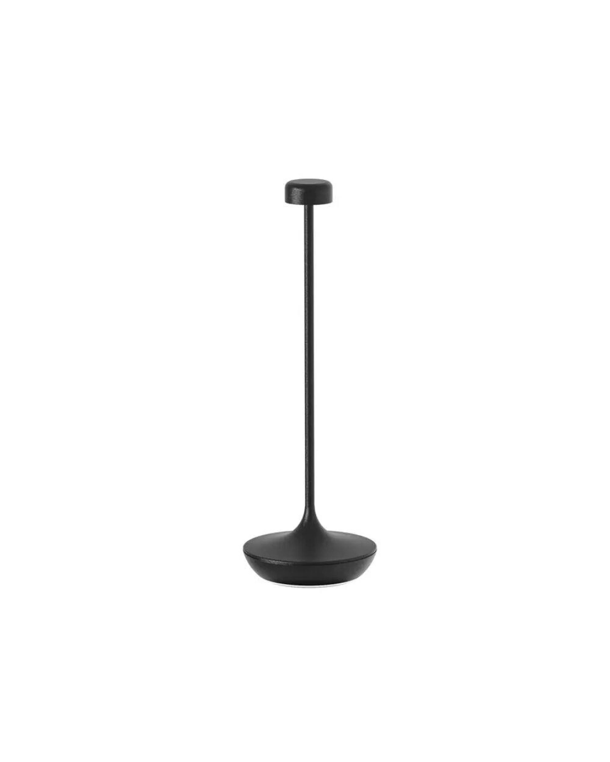 1 Lampa Deca Micro LED Dimmable Cordless Table Lamp Matte Black, 1 of 5