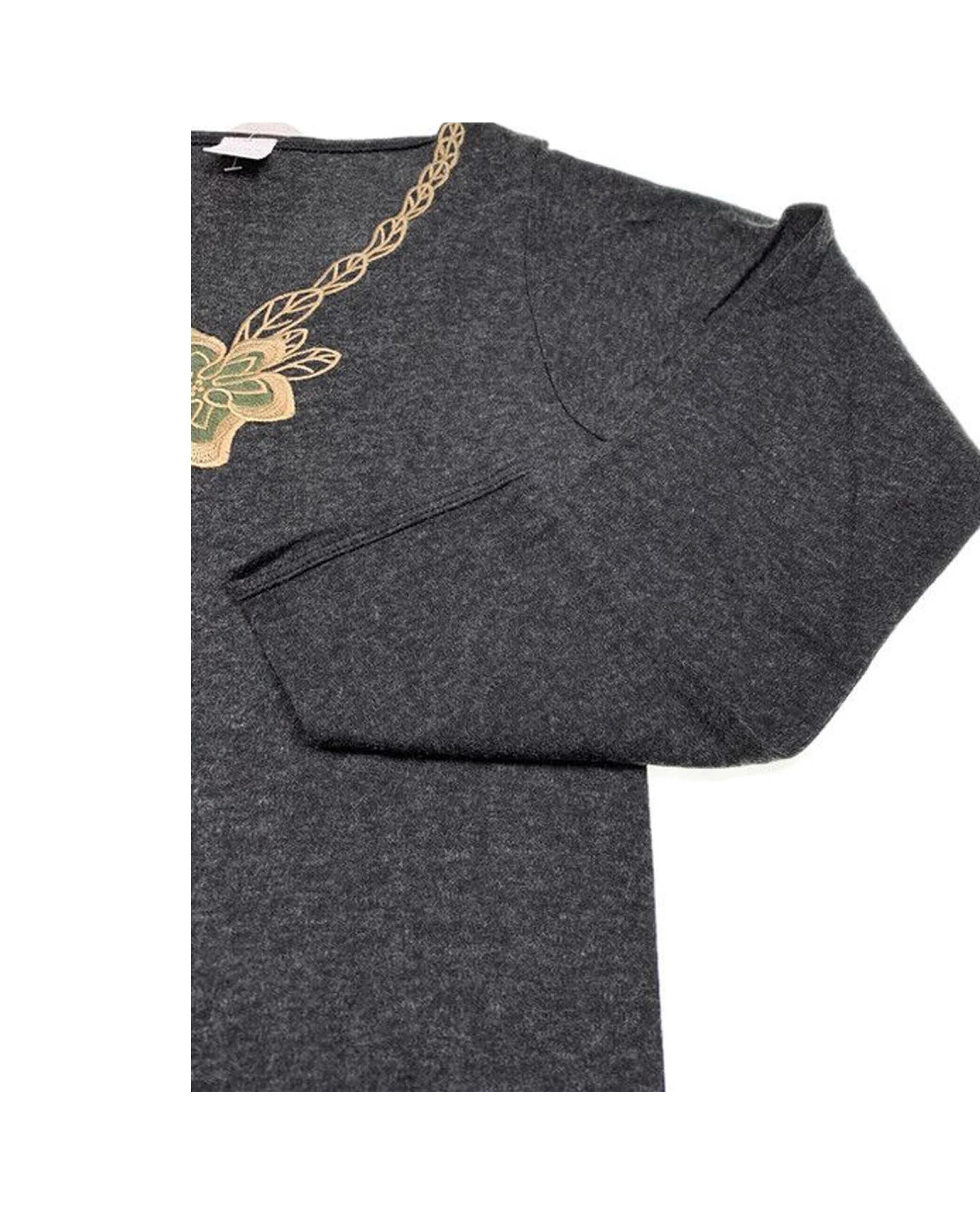 3 BR Home Womens Merino Wool Blend Thermal V Neck Spencer in Black 14-16 , 3 of 6