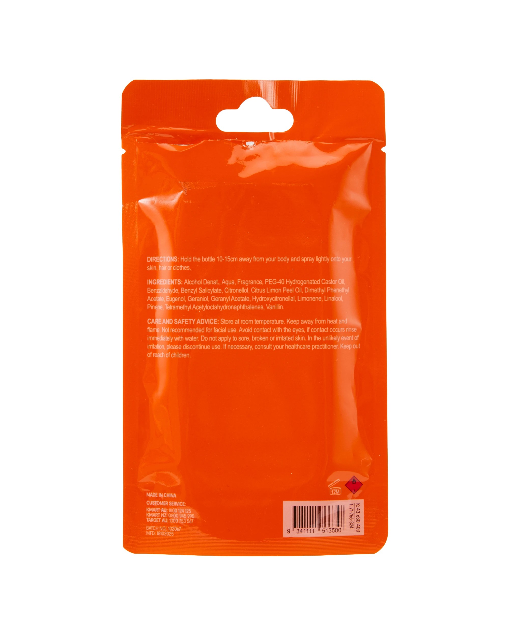 6 OXX Fragrance Golden Peach Hair and Body Mist 80ml - Lychee, Rose and Amber, 6 of 6