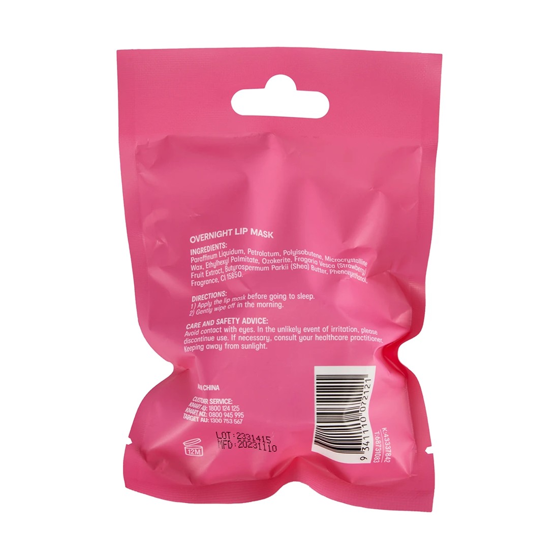 5 OXX Skincare Overnight Lip Mask 20ml - Strawberry Extract, 5 of 5