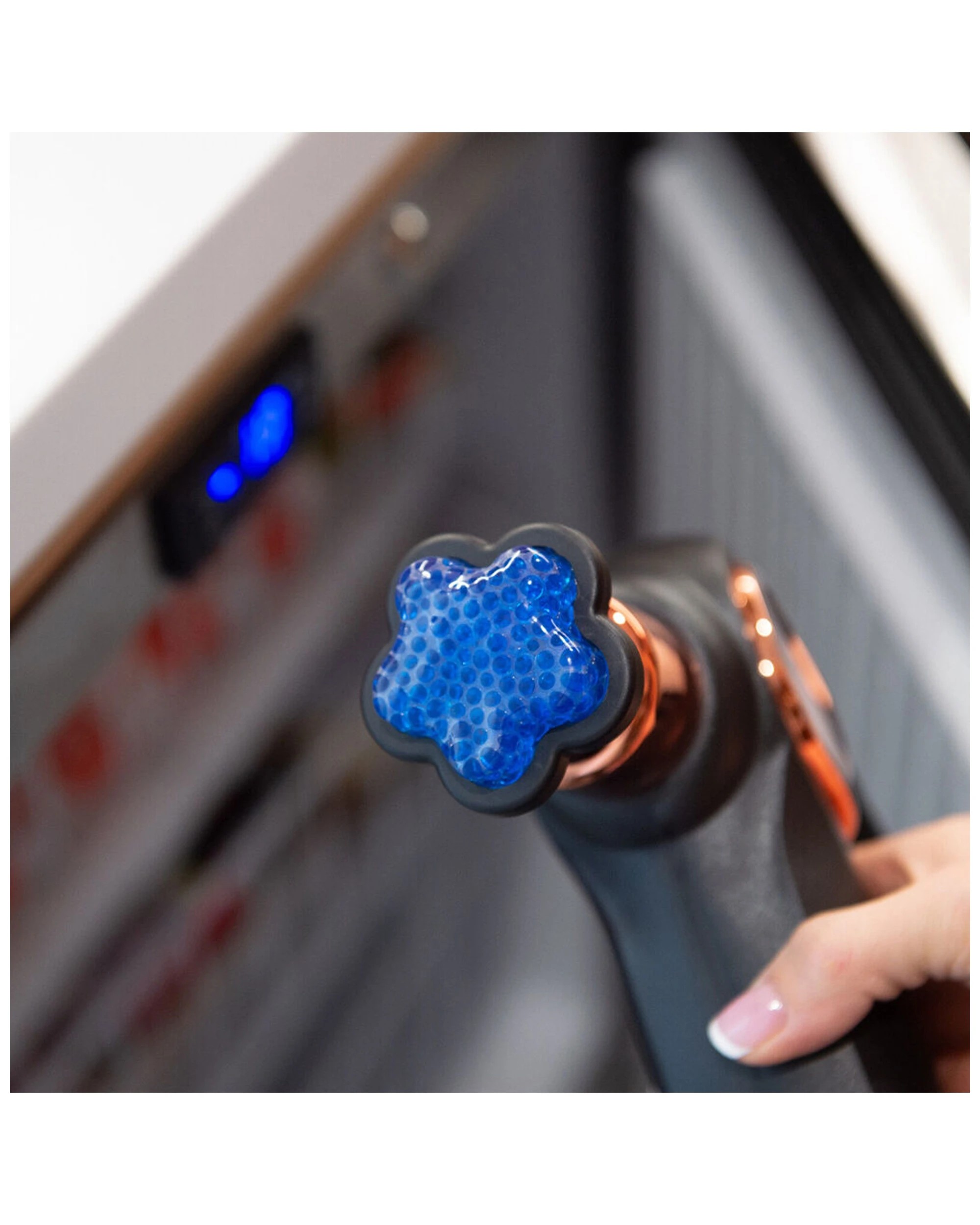 6 FitSmart Cool Pulse Pro Massage Gun 30W Cooling Head 9 Attachments 32 Speeds - Black, 6 of 9