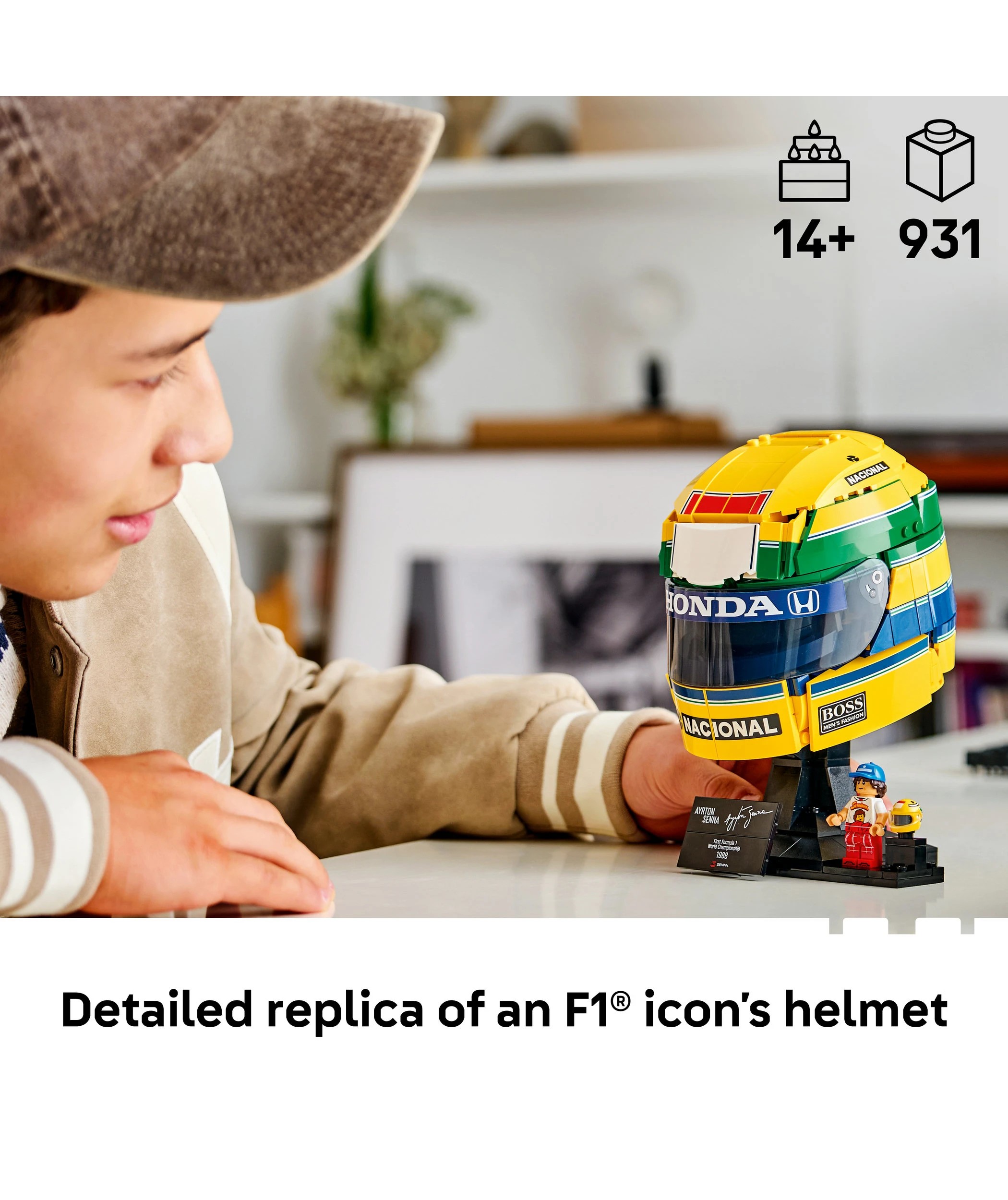 3 LEGO Editions Formula 1 Ayrton Senna Helmet 43024, 3 of 10
