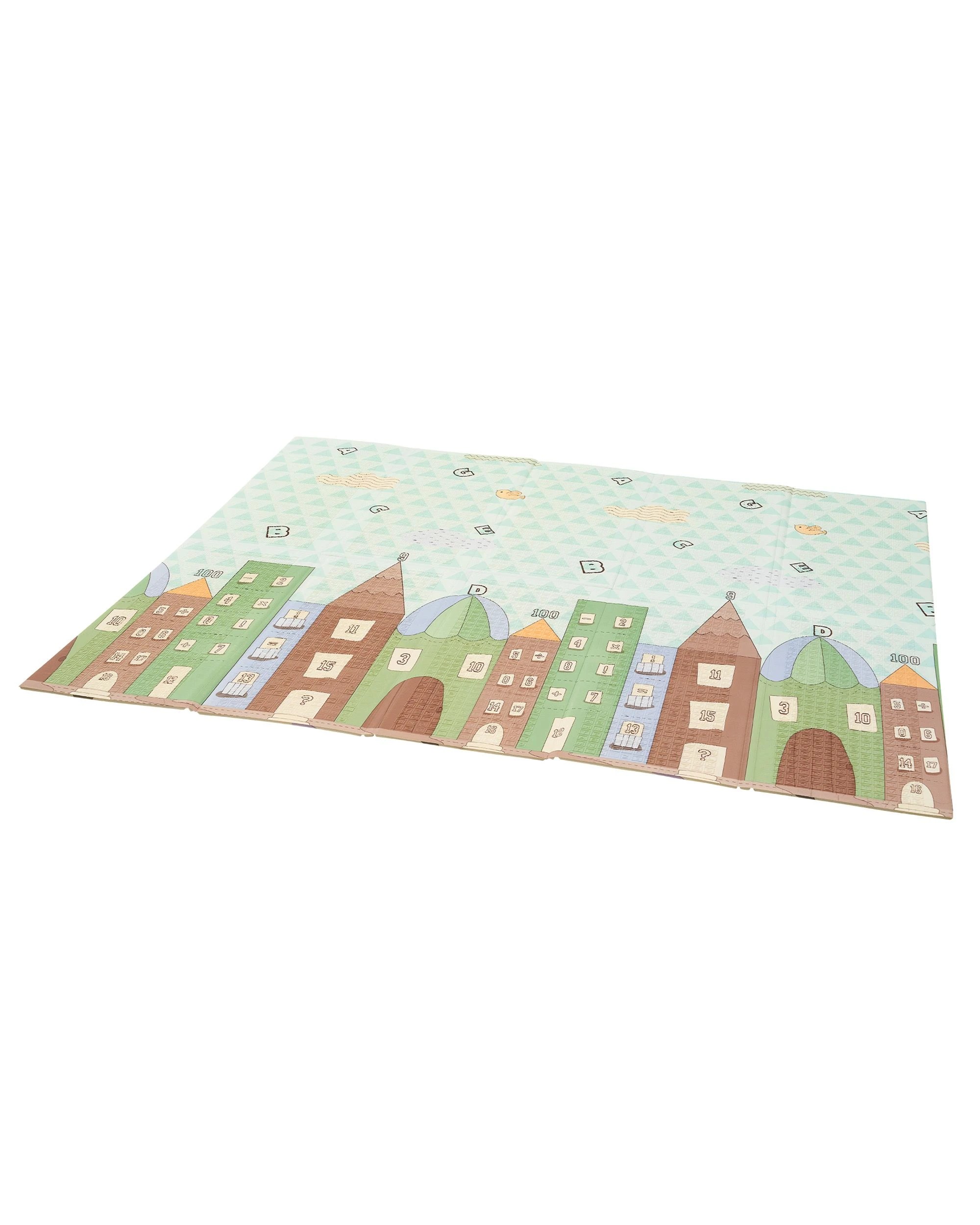4 Playpals Reversible Kids Play Mat Foldable Baby Crawling Floor Pad XPE Foam Non-slip Carpet Rainy, 4 of 10