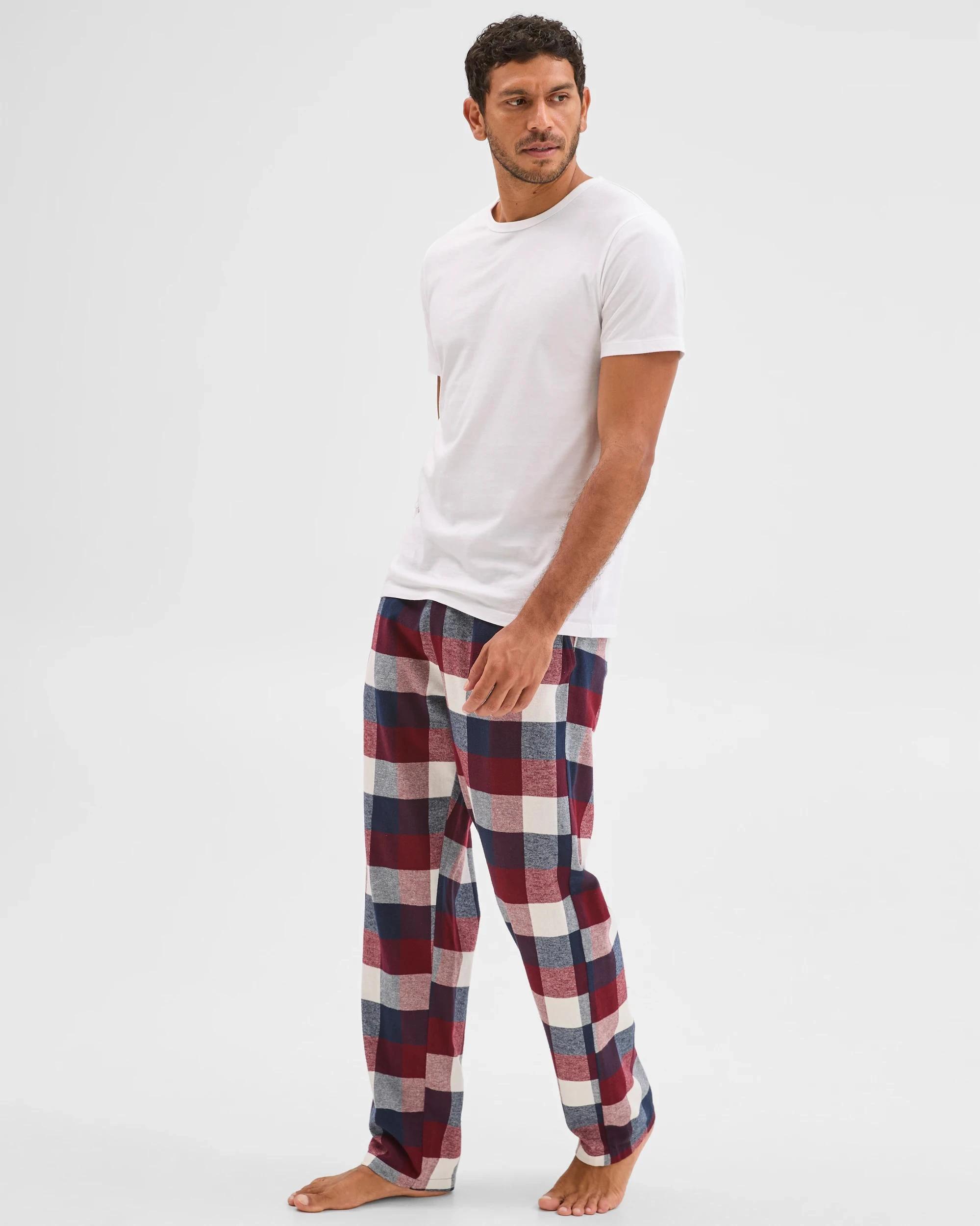 3 Target Man Flannelette Sleep Pant BURGUNDY BUFFALO, 3 of 5