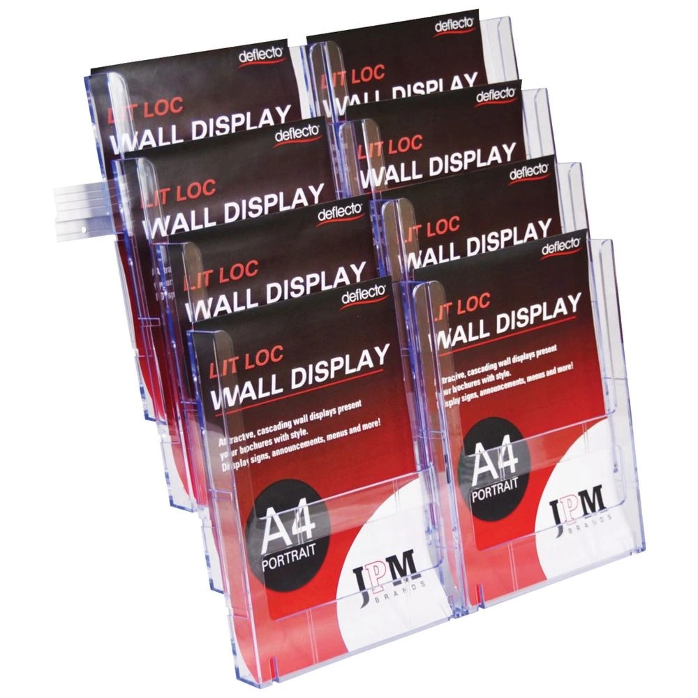 3 Deflecto DL Lit-Loc Brochure Holder, 3 of 5