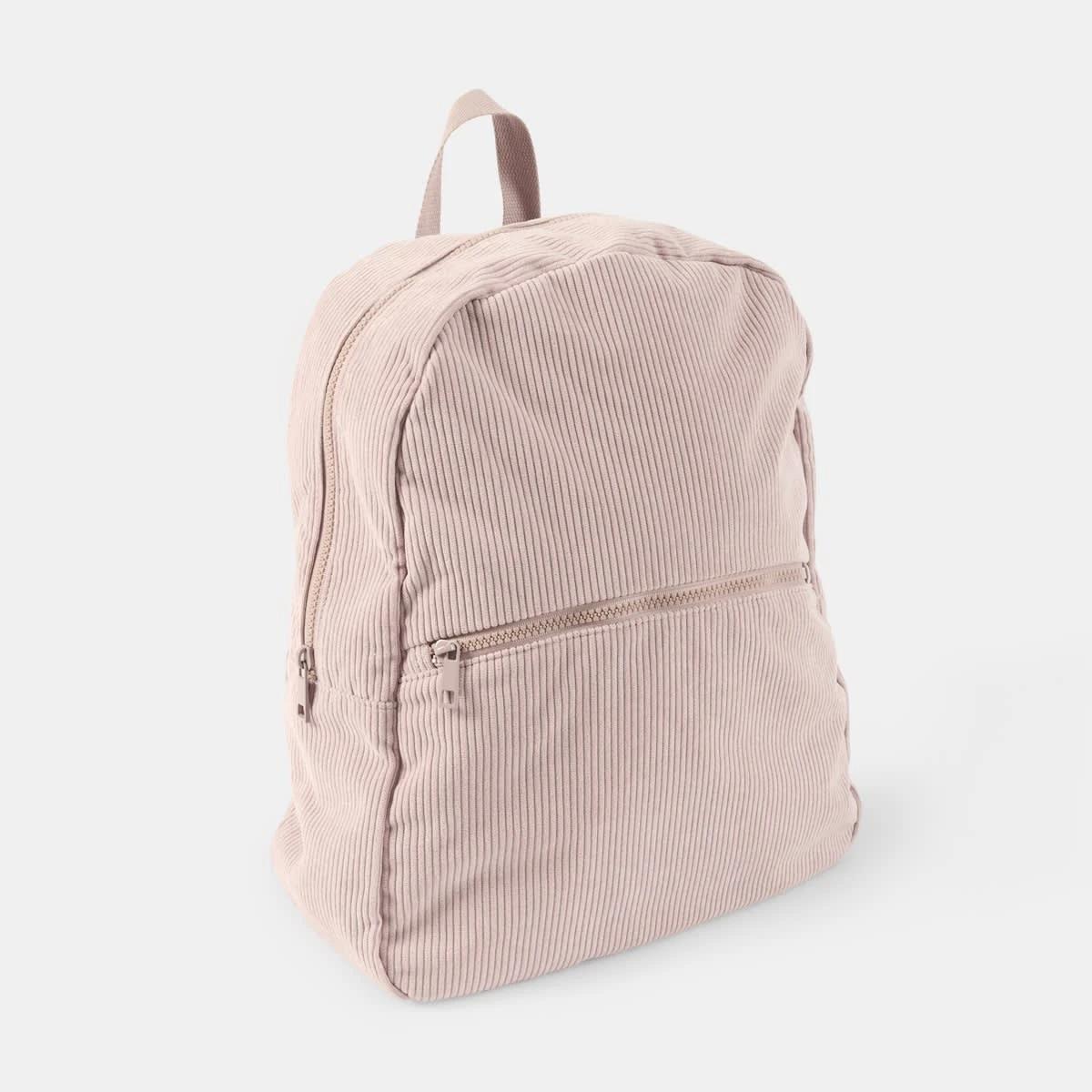 2 Corduroy Backpack Rose Pink, 2 of 5