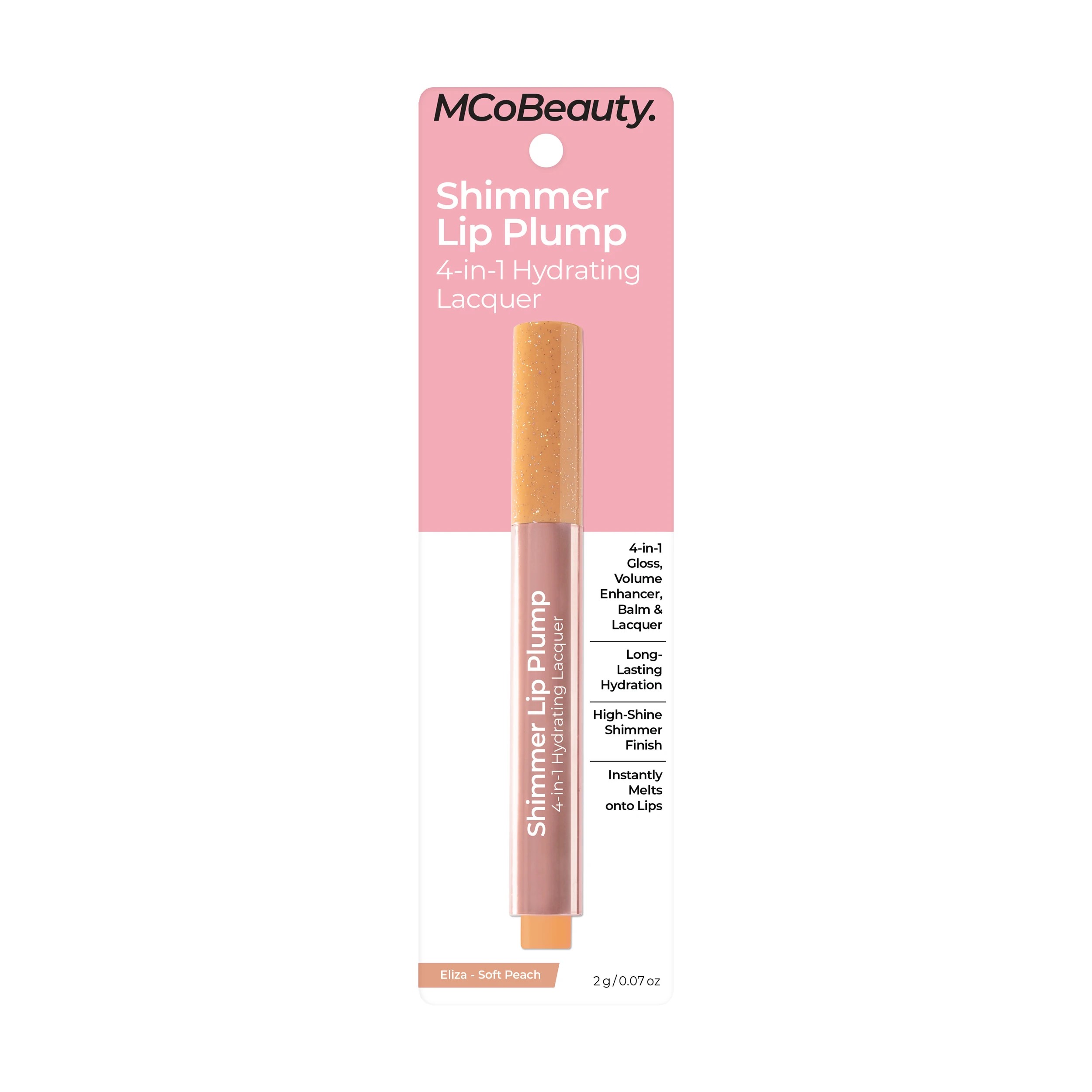 1 MCoBeauty Shimmer Lip Plump 4-in-1 Hydrating Lacquer - Eliza, 1 of 1