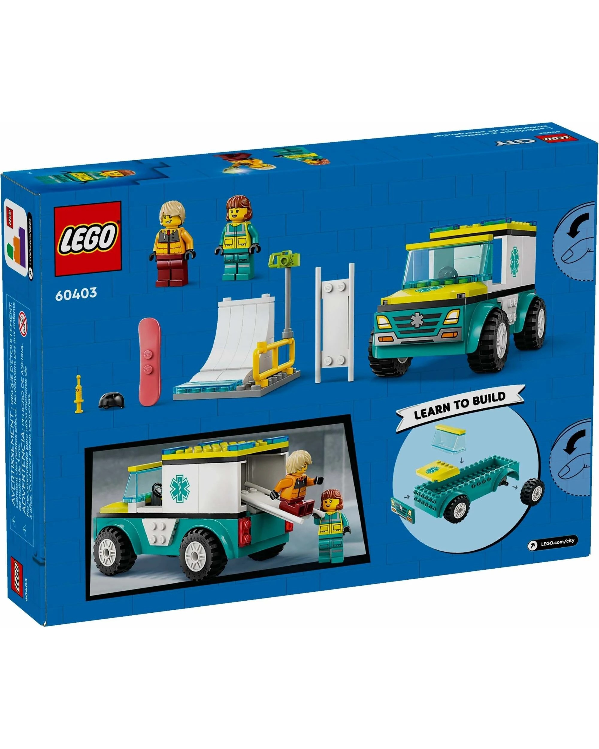 5 LEGO City 60402 Emergency Ambulance and Snowboarder, 5 of 5