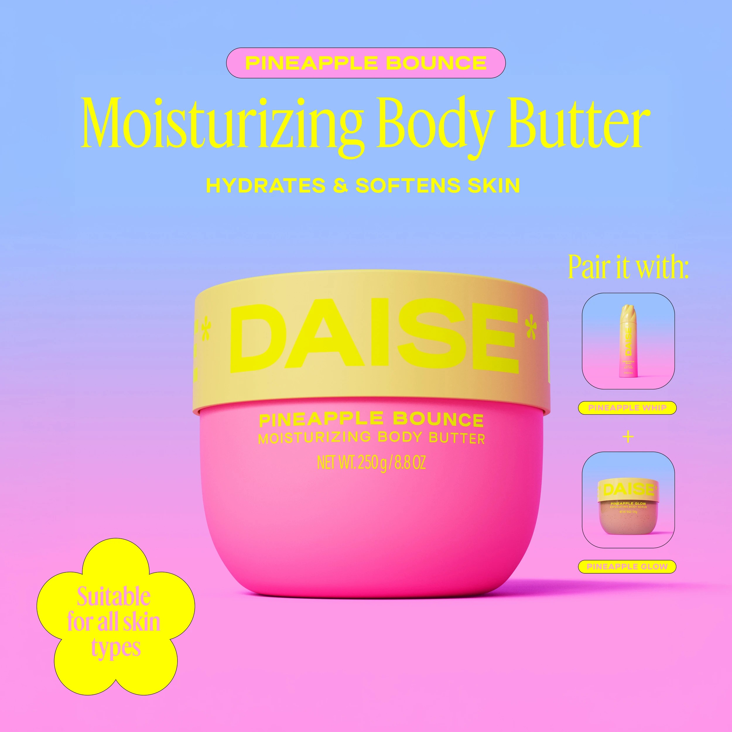 6 DAISE Moisturizing Body Butter 250g - Pineapple Bounce, 6 of 10