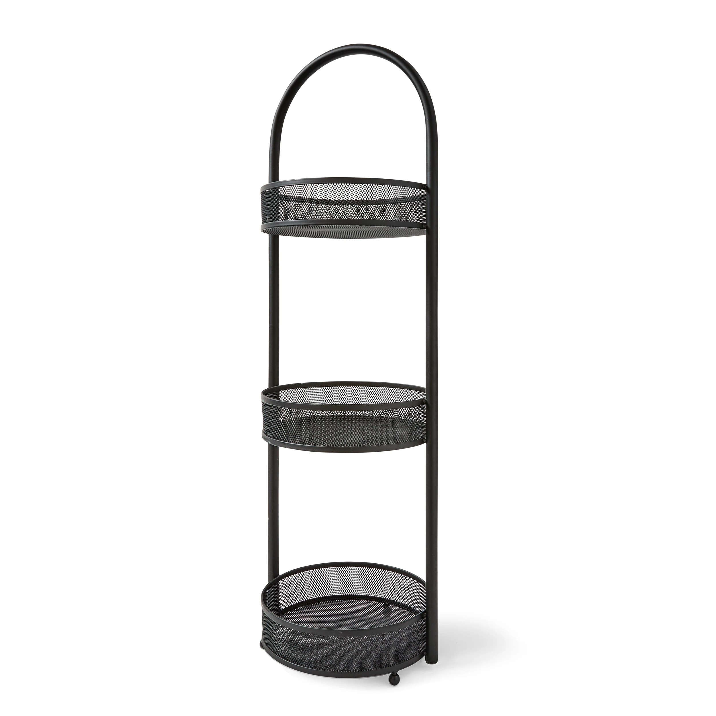2 3 Tier Floor Caddy - Black, 2 of 7