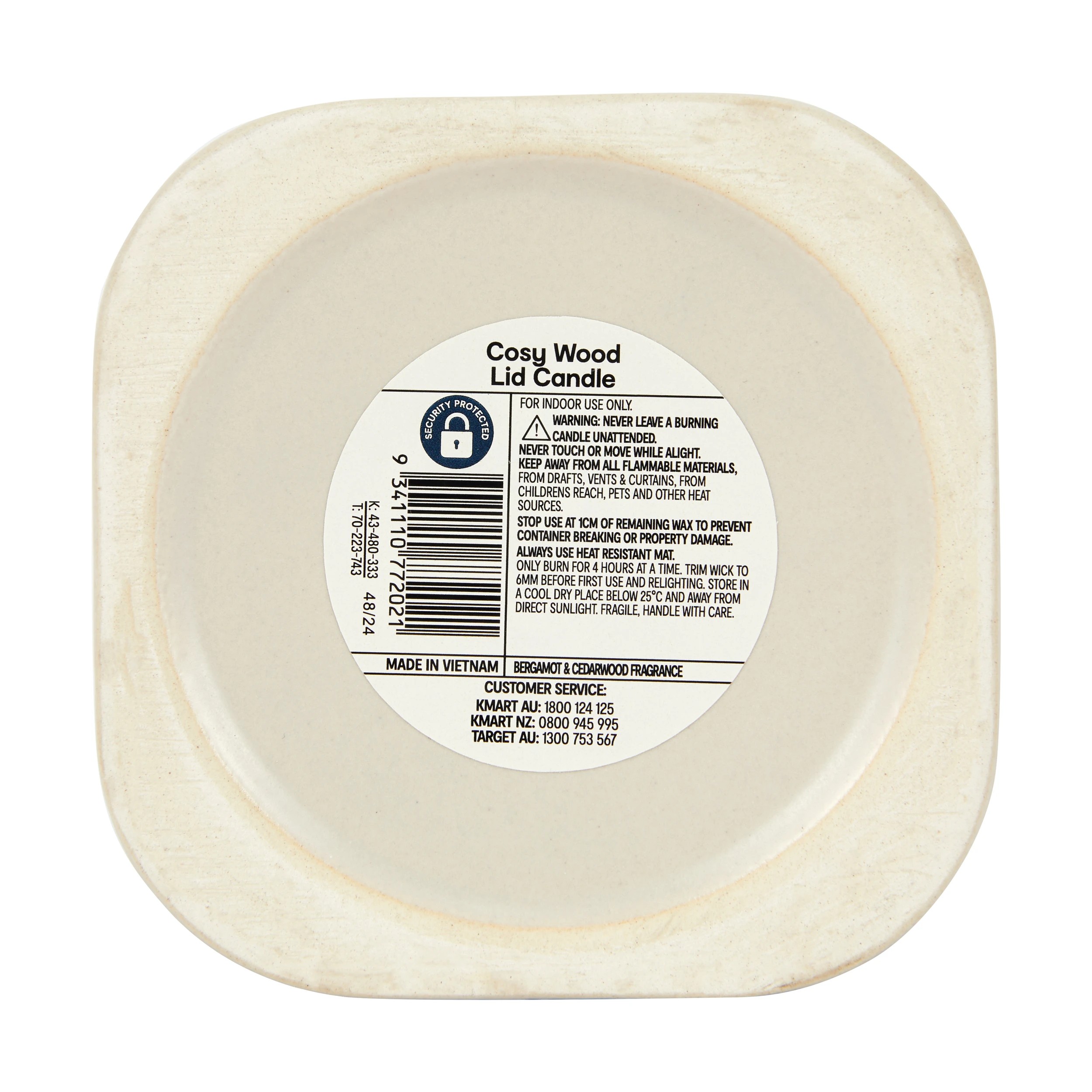 6 Cosy Wood Lid Fragrant Candle, 6 of 6