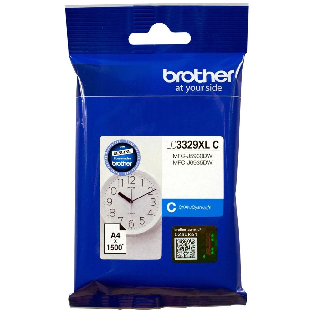 1 Brother LC 3329XL Ink Cartridge Cyan, 1 of 2