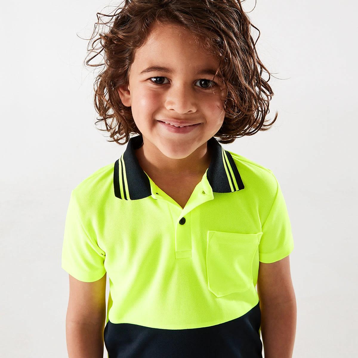 3 Mini Me Work Polo T-shirt Yellow, 3 of 10