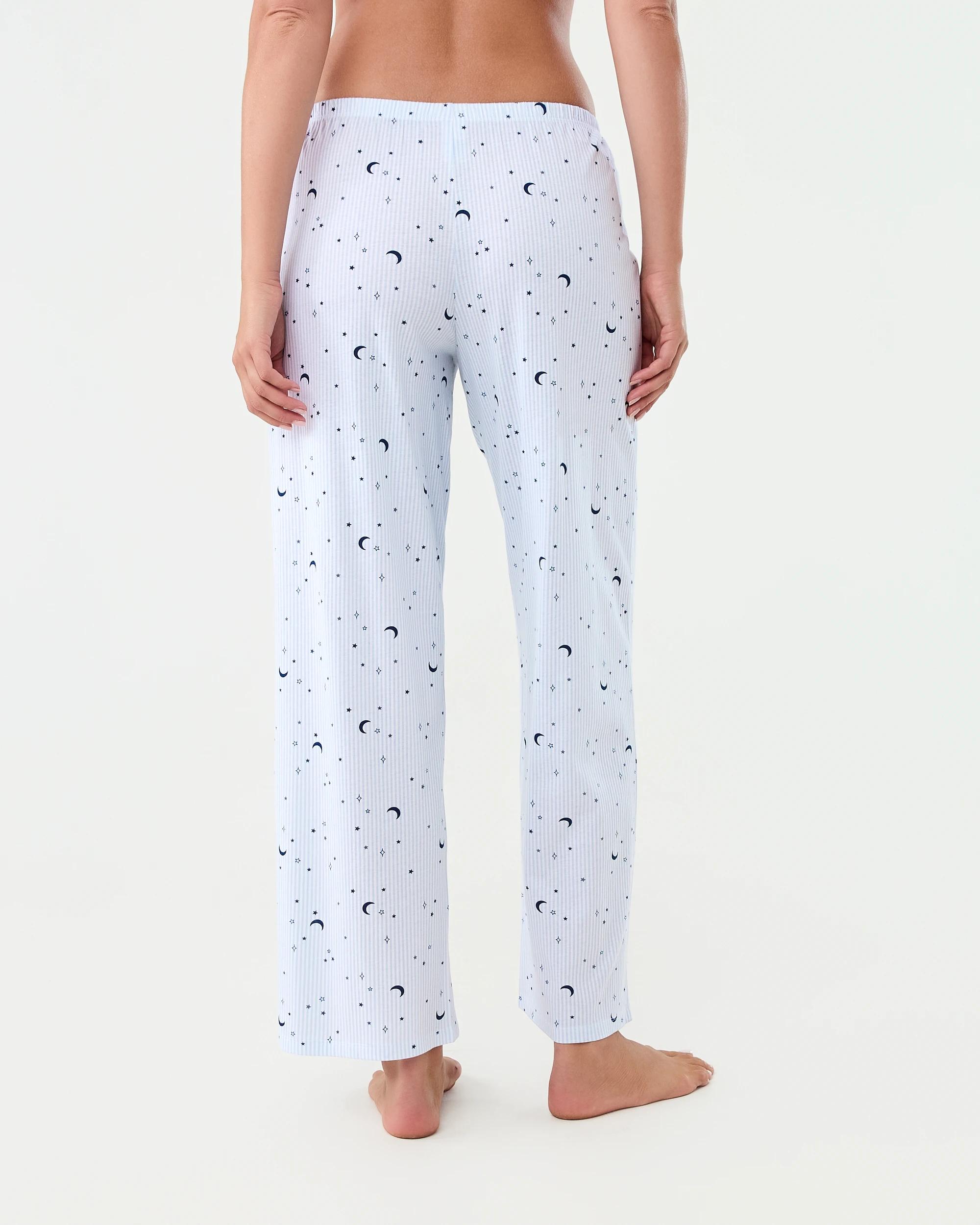 3 Cotton Print Knit Pants Star Moon, 3 of 4