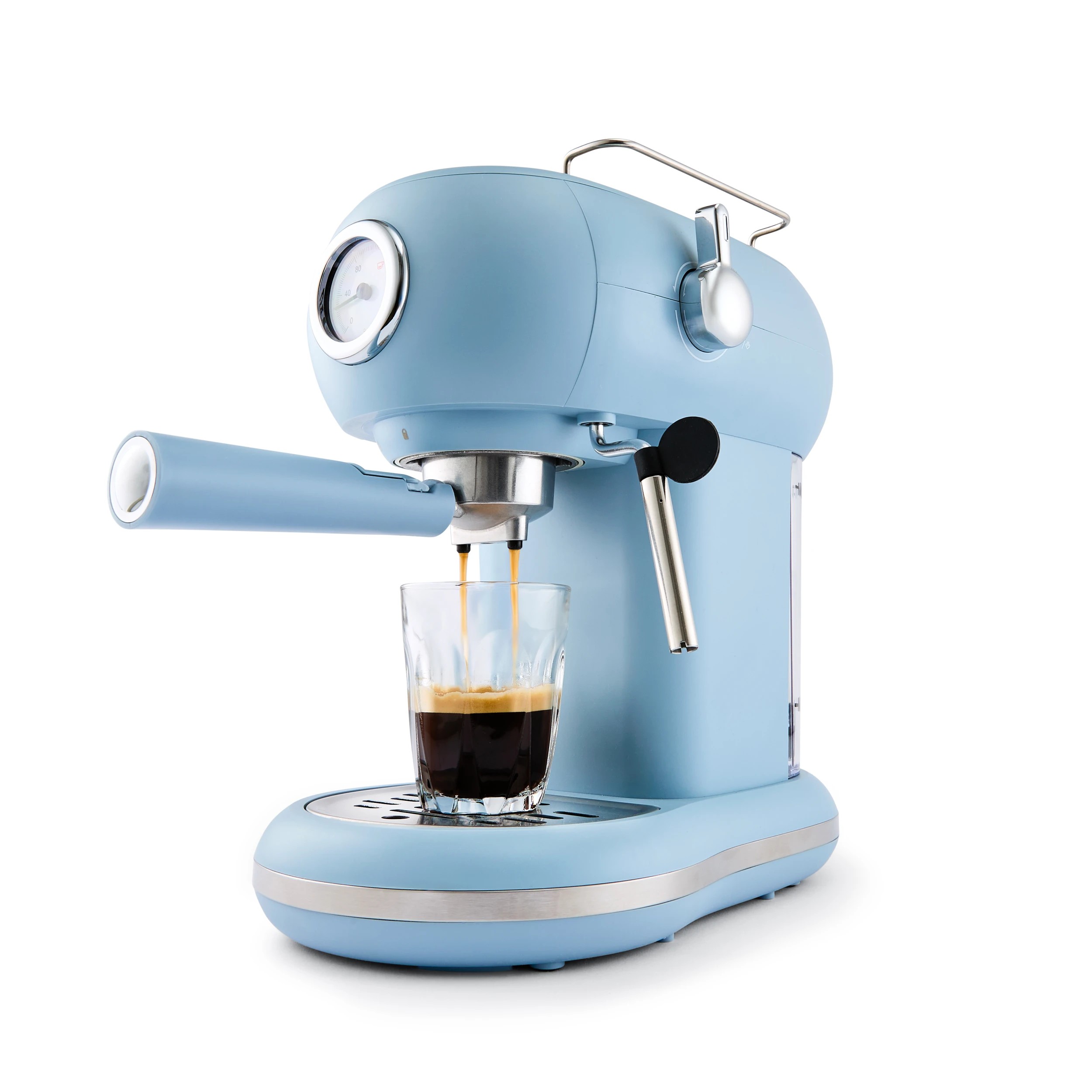 1 Retro Espresso Coffee Machine, 1 of 9