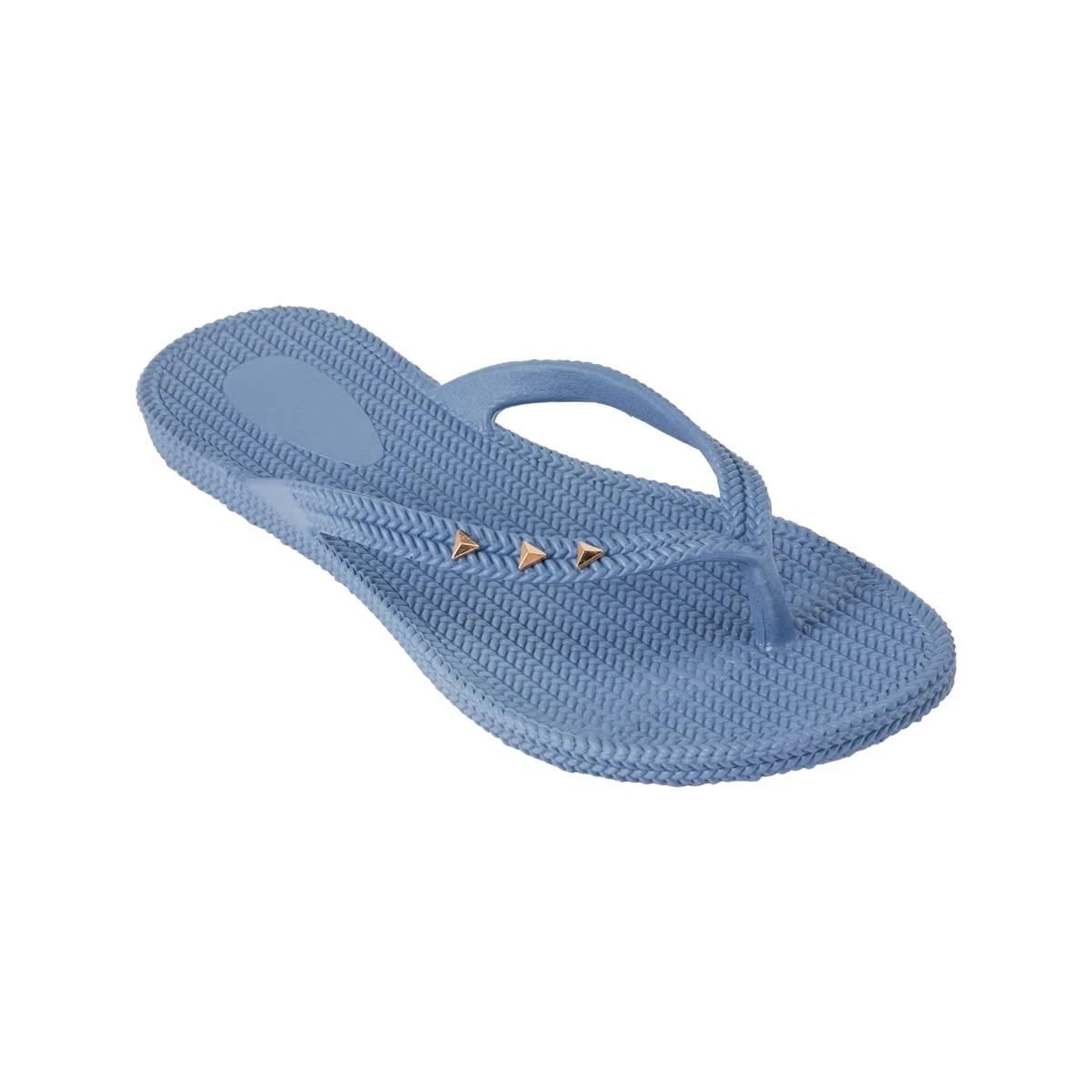 1 Trim Detail Thongs Faded Blue, 1 of 3