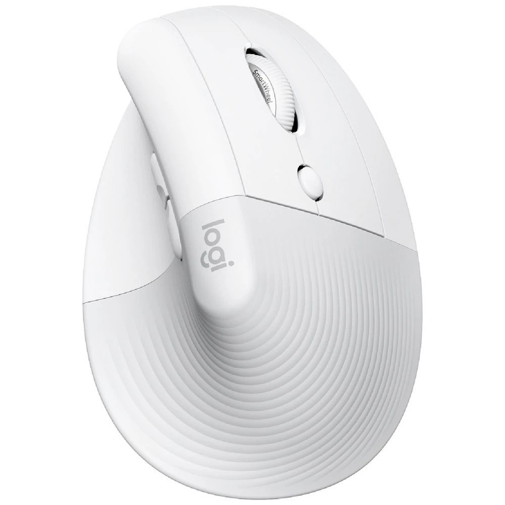 1 Logitech Lift for Mac Vertical Ergonomic Mouse Off-White, 1 of 10