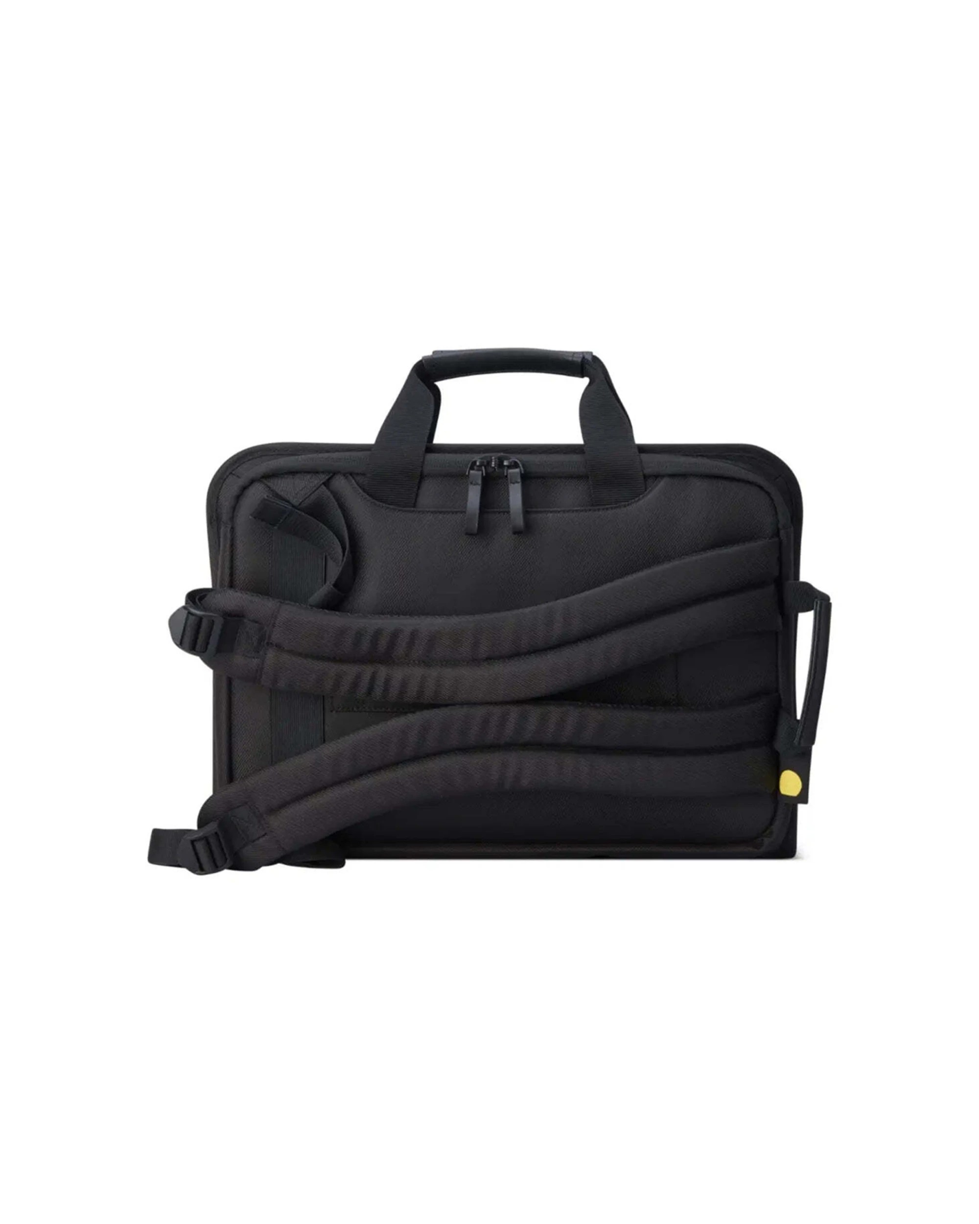 6 Delsey Luggage Arche 14in Laptop Satchel Backpack 2 in 1 RFID Data Protection - Black, 6 of 7
