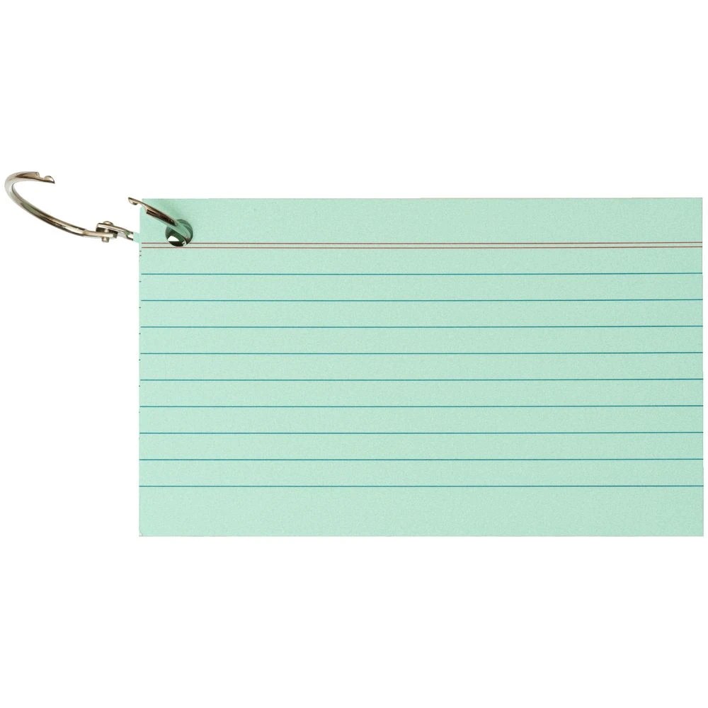 6 Studymate Study Cards Pastel Green 50 Sheets, 6 of 9